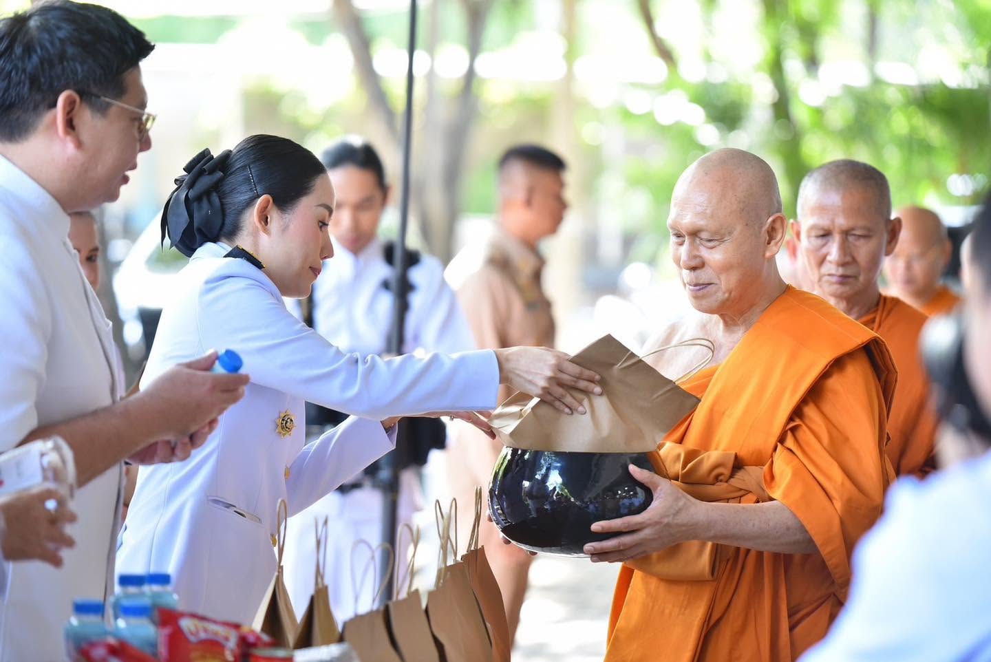The Celebration of 48th Birthday Anniversary of Queen Suthida at Wat Phra Dhammakaya