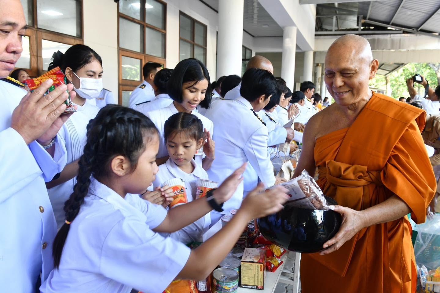 The Celebration of 48th Birthday Anniversary of Queen Suthida at Wat Phra Dhammakaya