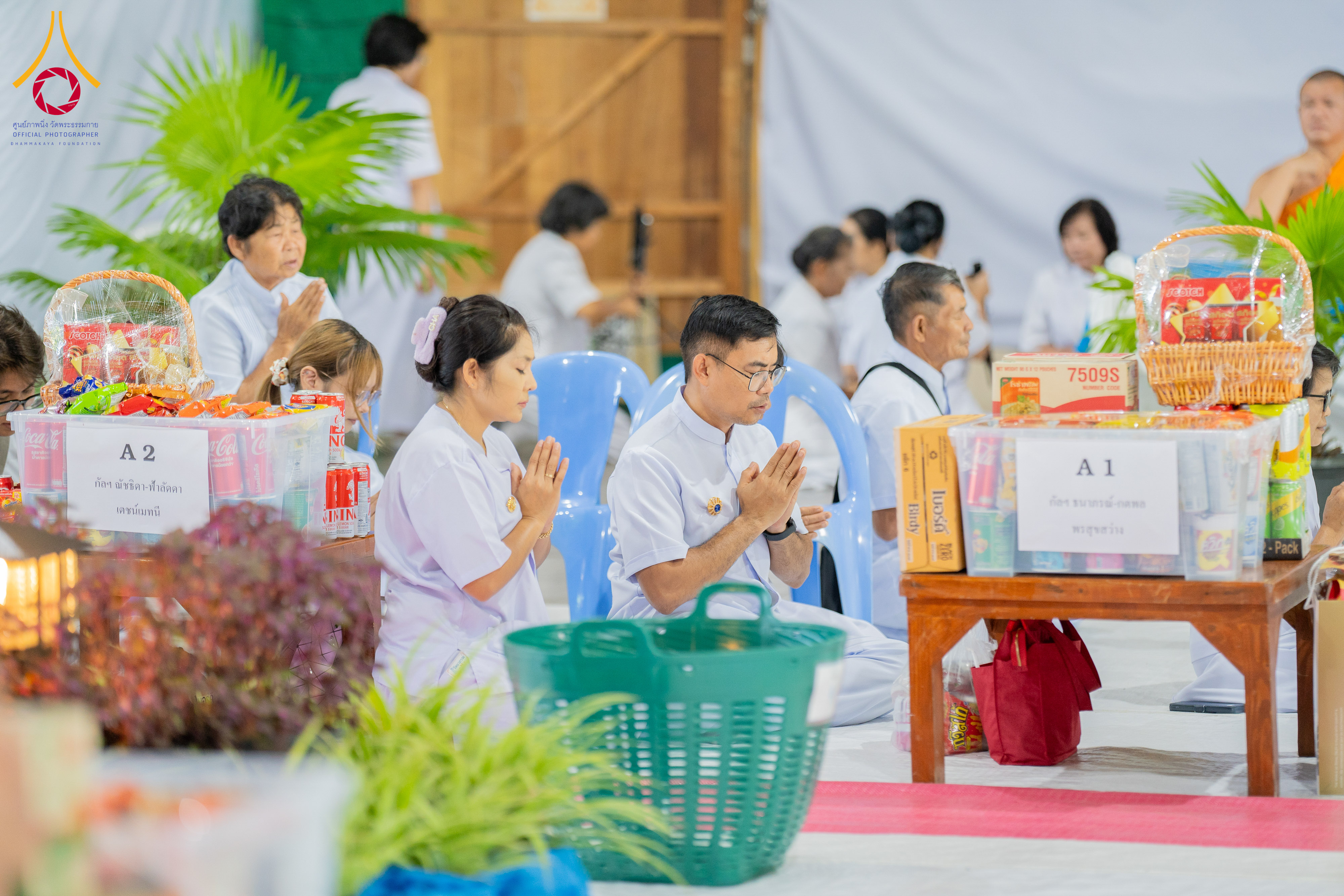 พิธีตักบาตรฉลองพระใหม่ โครงการอุปสมบทรุ่นผู้บริหาร