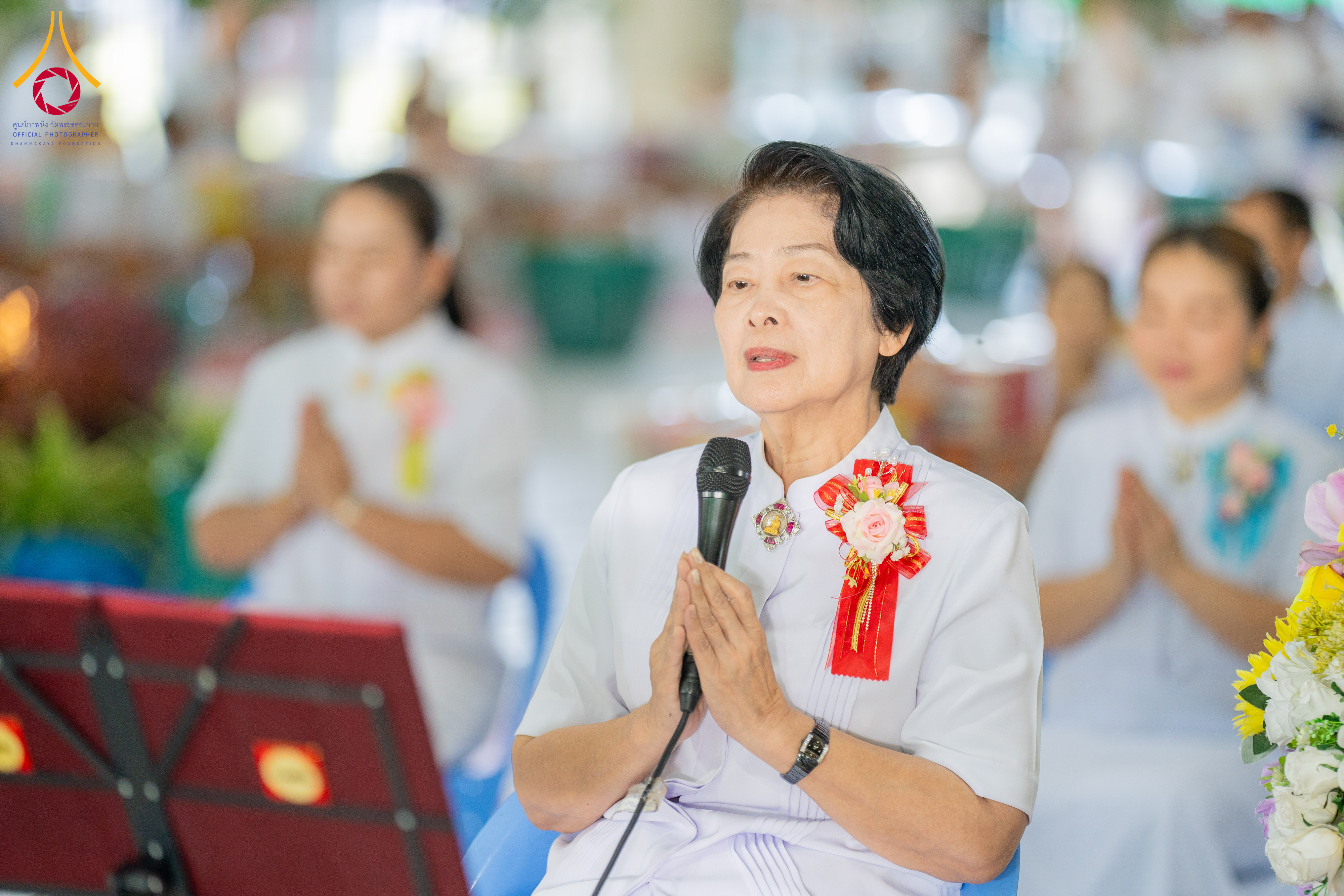 พิธีตักบาตรฉลองพระใหม่ โครงการอุปสมบทรุ่นผู้บริหาร