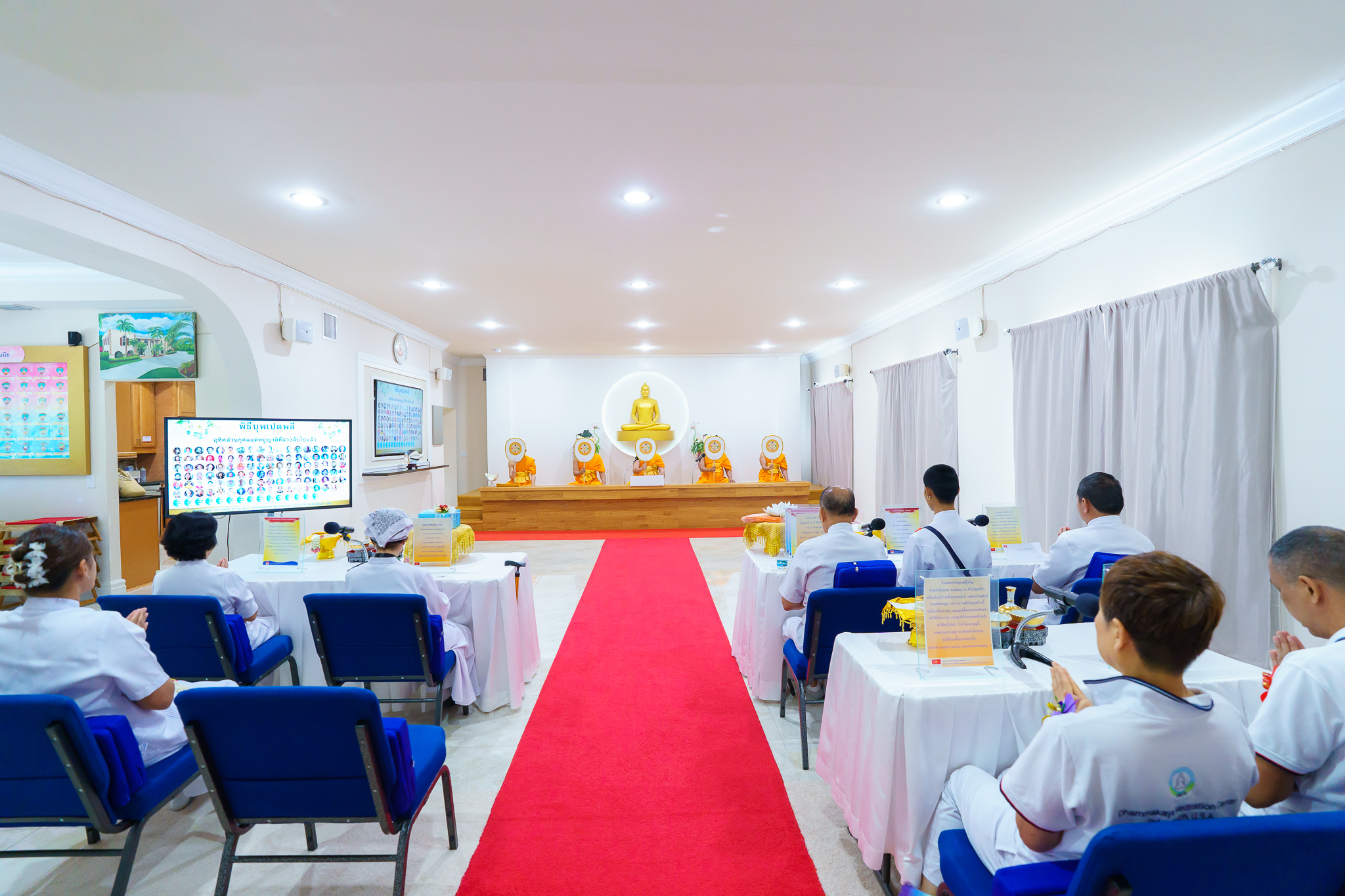 วัดพระธรรมกายปาล์มบีช จัดกิจกรรมงานบุญวันอาทิตย์