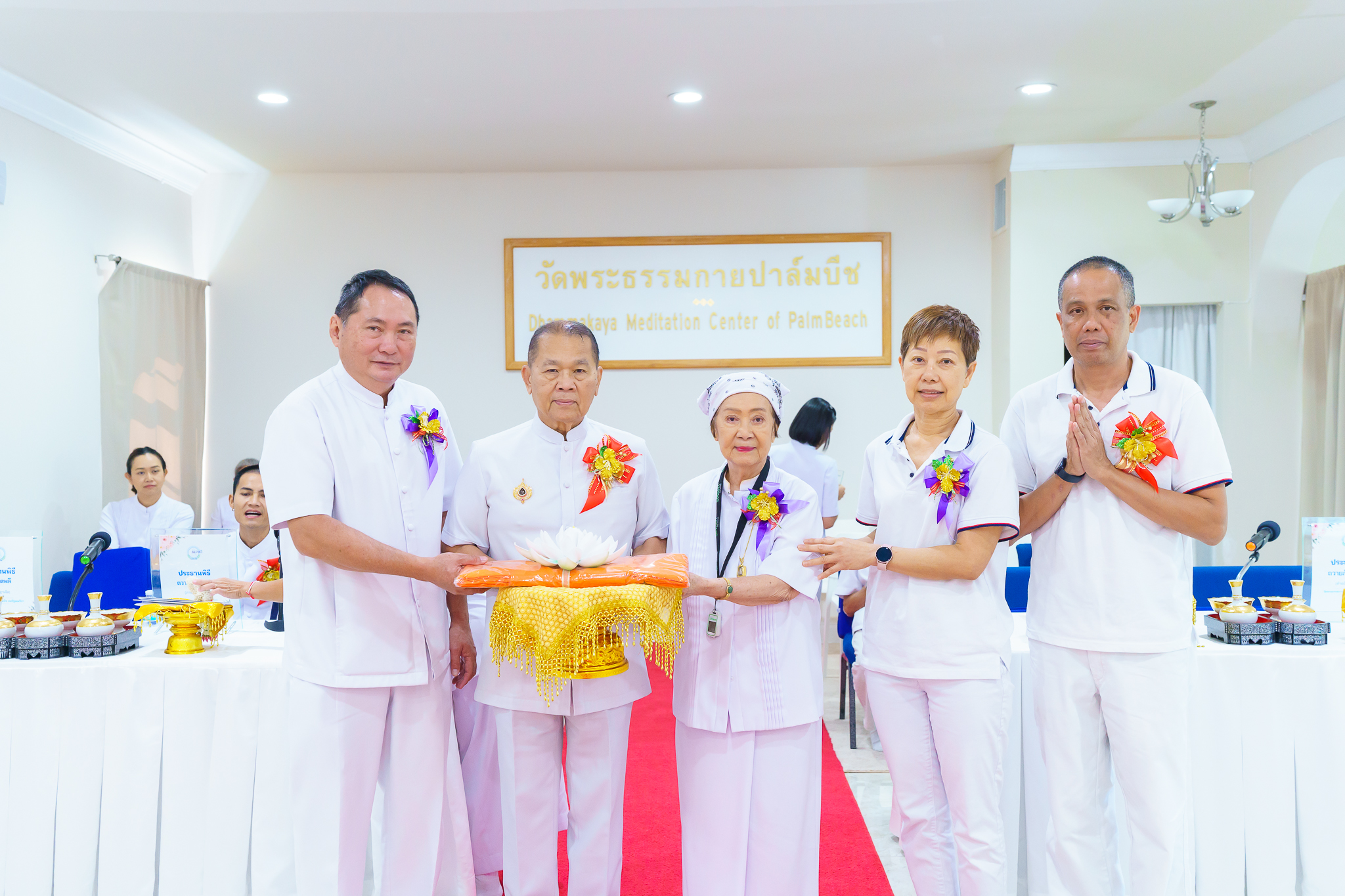 วัดพระธรรมกายปาล์มบีช จัดกิจกรรมงานบุญวันอาทิตย์