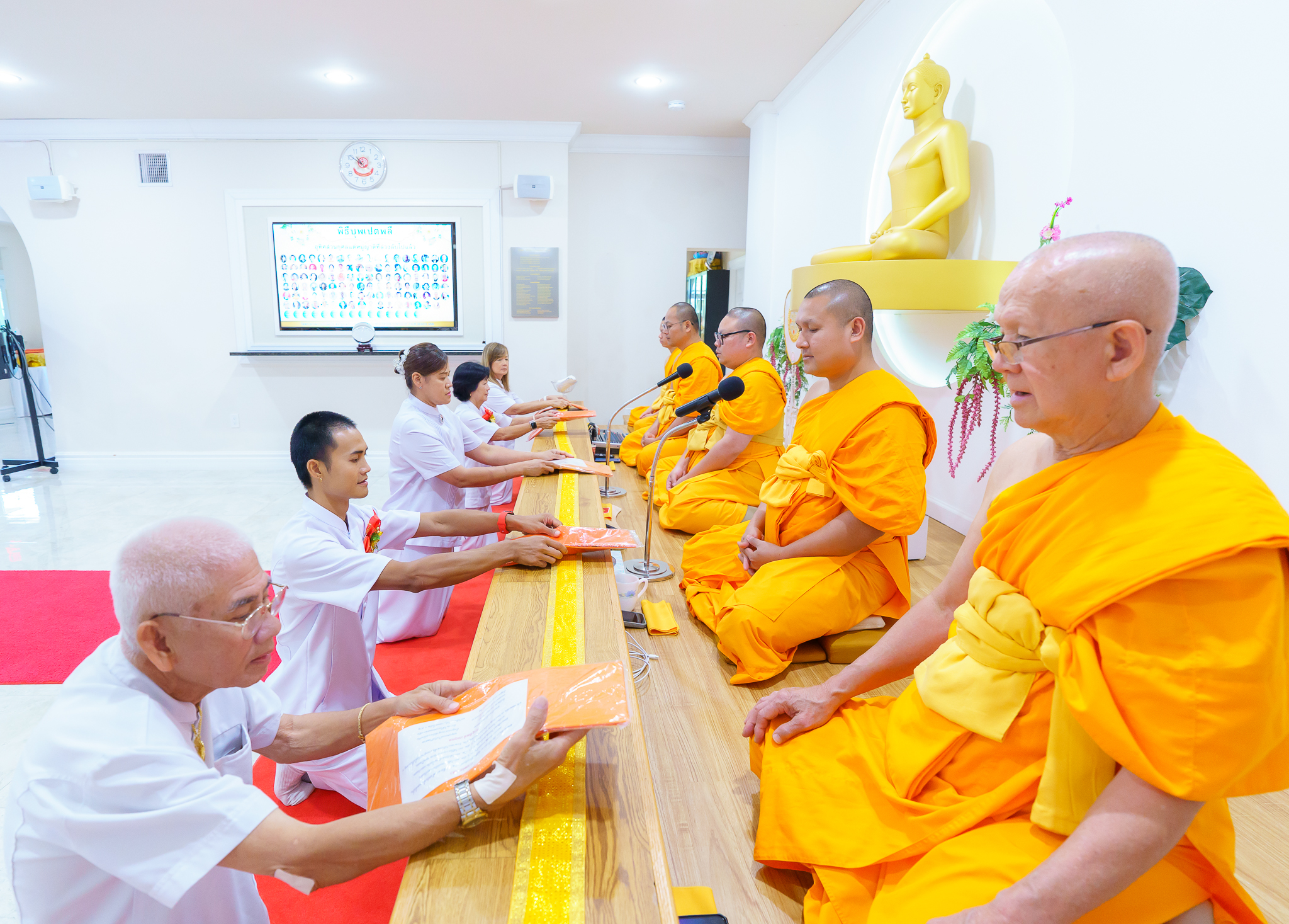 วัดพระธรรมกายปาล์มบีช จัดกิจกรรมงานบุญวันอาทิตย์