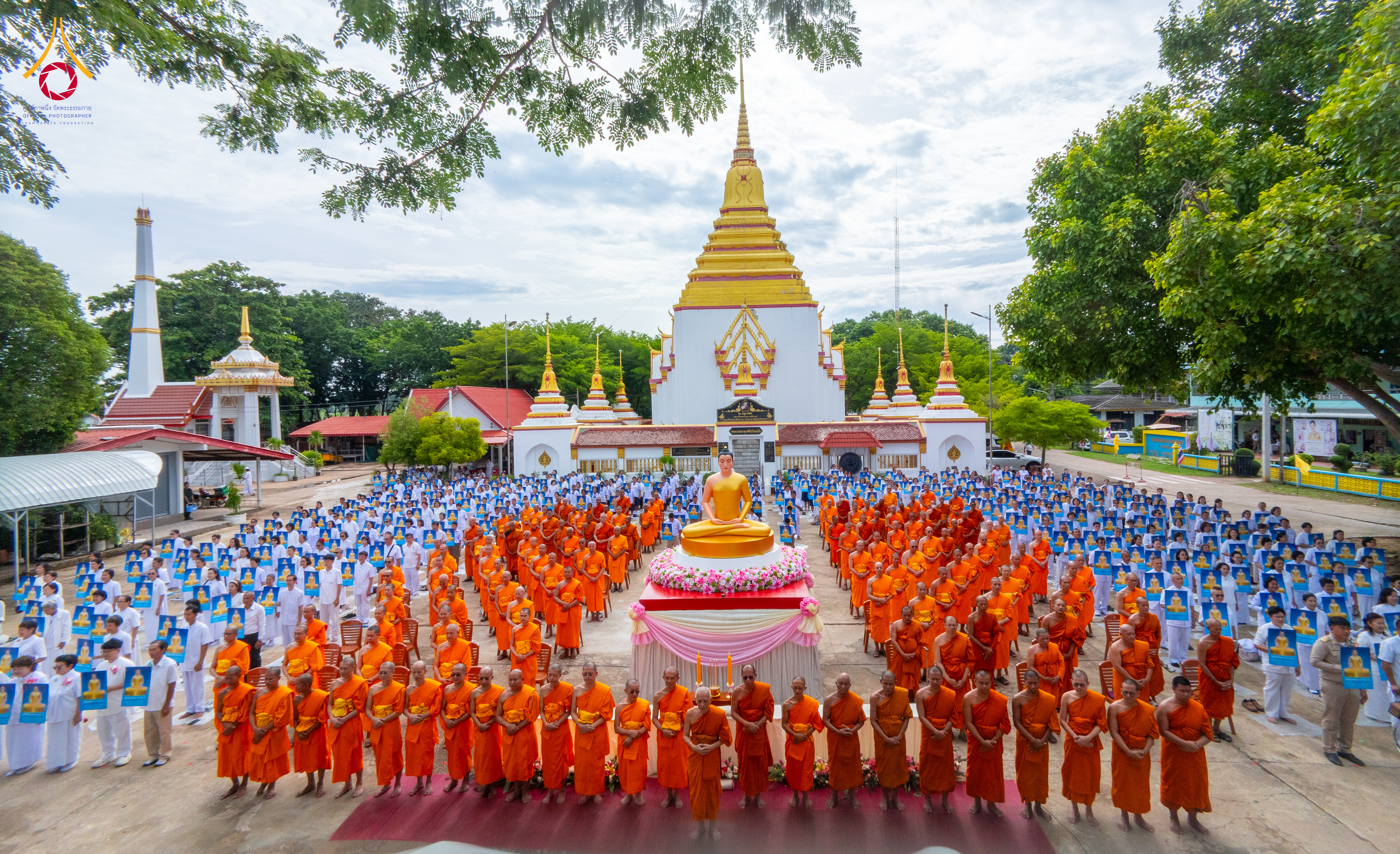 พิธีอัญเชิญพระประธาน และพิธีบรรจุพระบรมสารีริกธาตุ เพื่อประดิษฐาน ณ อาคารสมปรารถนา วัดกลางธนรินทร์