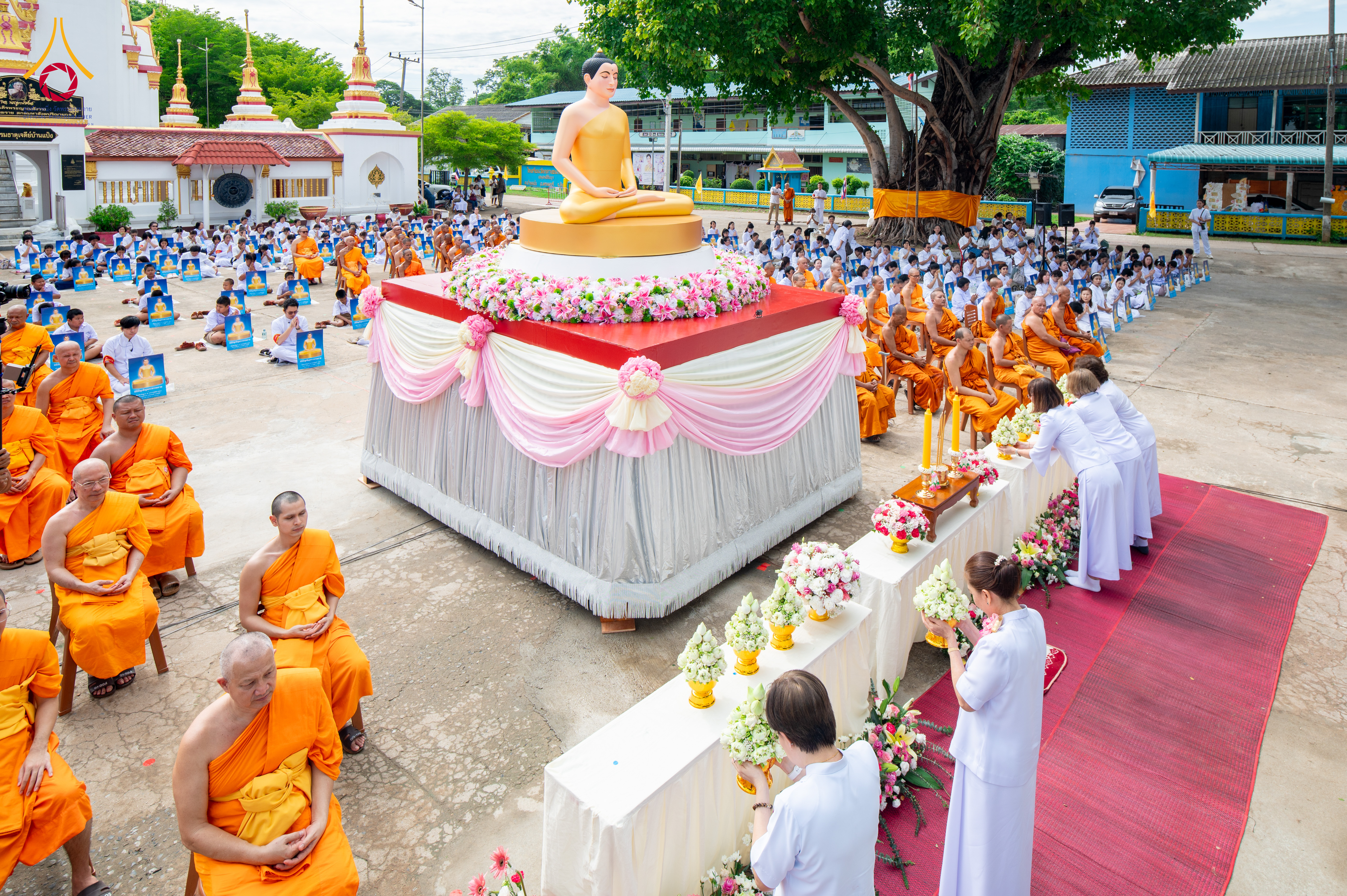 พิธีอัญเชิญพระประธาน และพิธีบรรจุพระบรมสารีริกธาตุ เพื่อประดิษฐาน ณ อาคารสมปรารถนา วัดกลางธนรินทร์