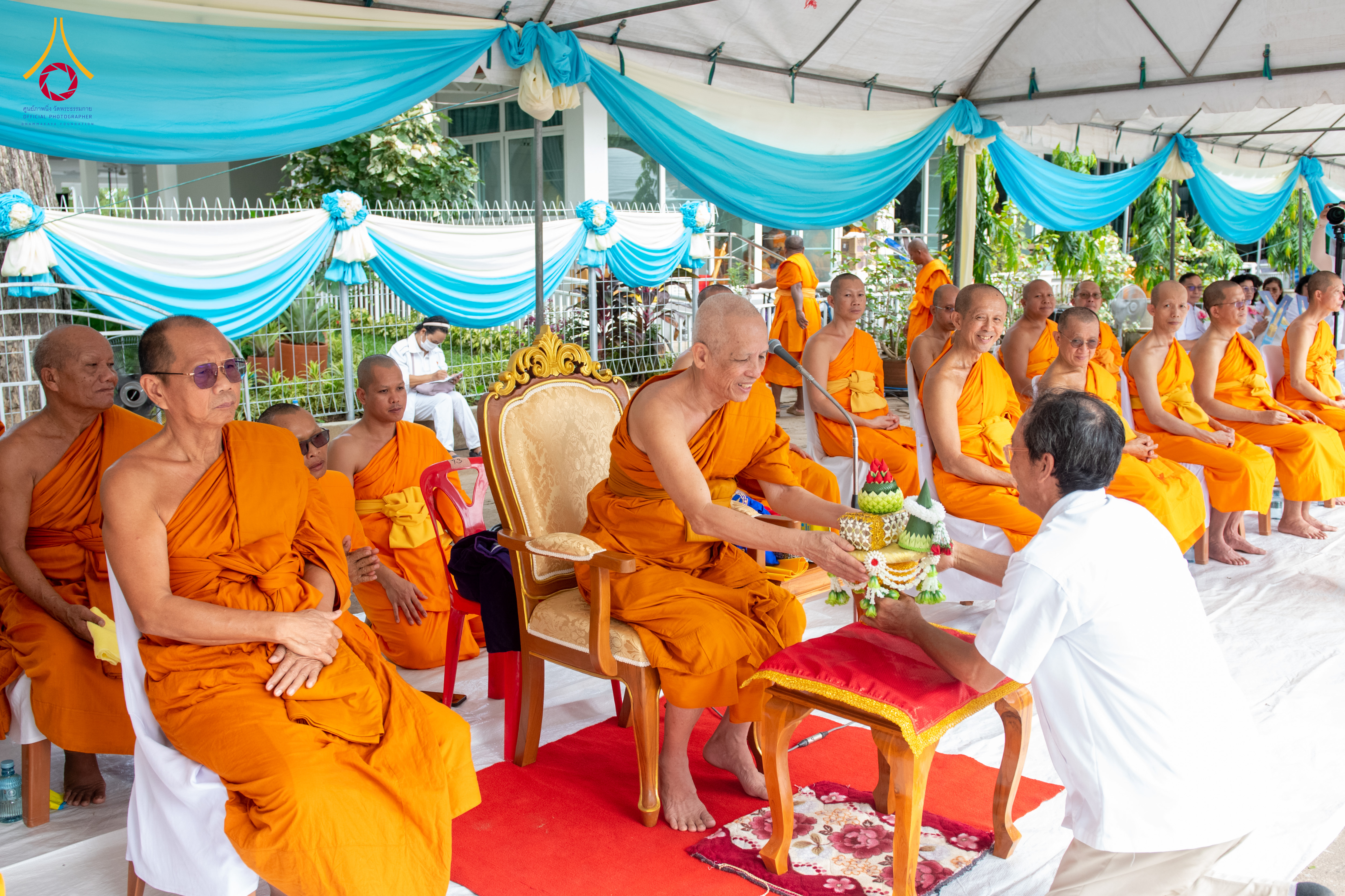 พิธีอัญเชิญพระประธาน และพิธีบรรจุพระบรมสารีริกธาตุ เพื่อประดิษฐาน ณ อาคารสมปรารถนา วัดกลางธนรินทร์