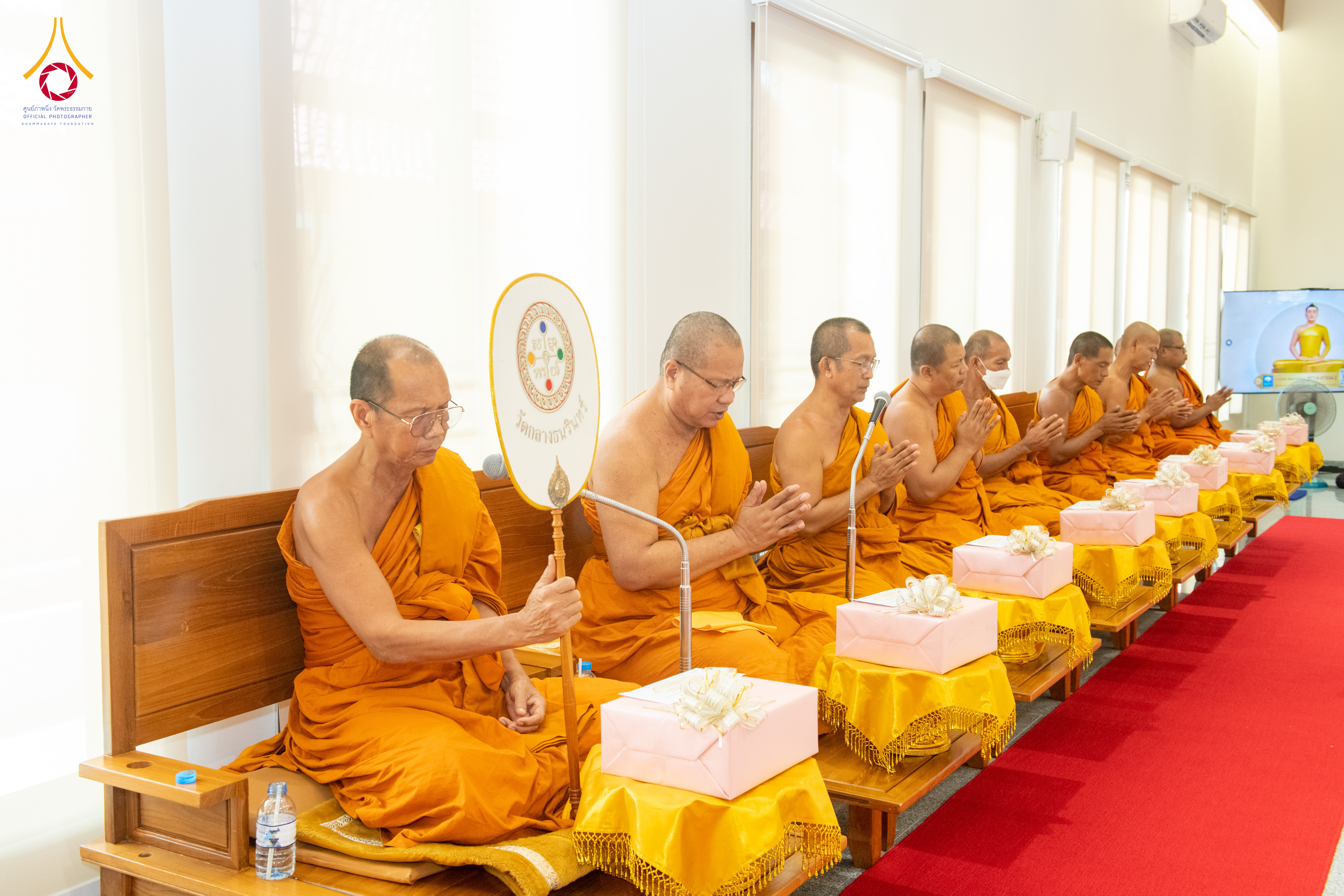 พิธีอัญเชิญพระประธาน และพิธีบรรจุพระบรมสารีริกธาตุ เพื่อประดิษฐาน ณ อาคารสมปรารถนา วัดกลางธนรินทร์