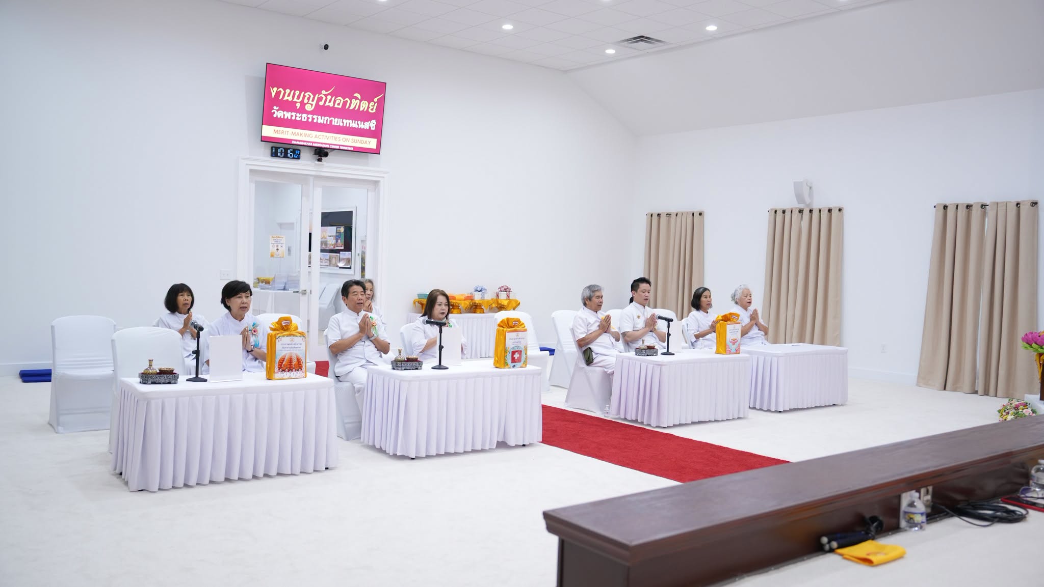 วัดพระธรรมกายเทนเนสซี จัดงานบุญวันอาทิตย์