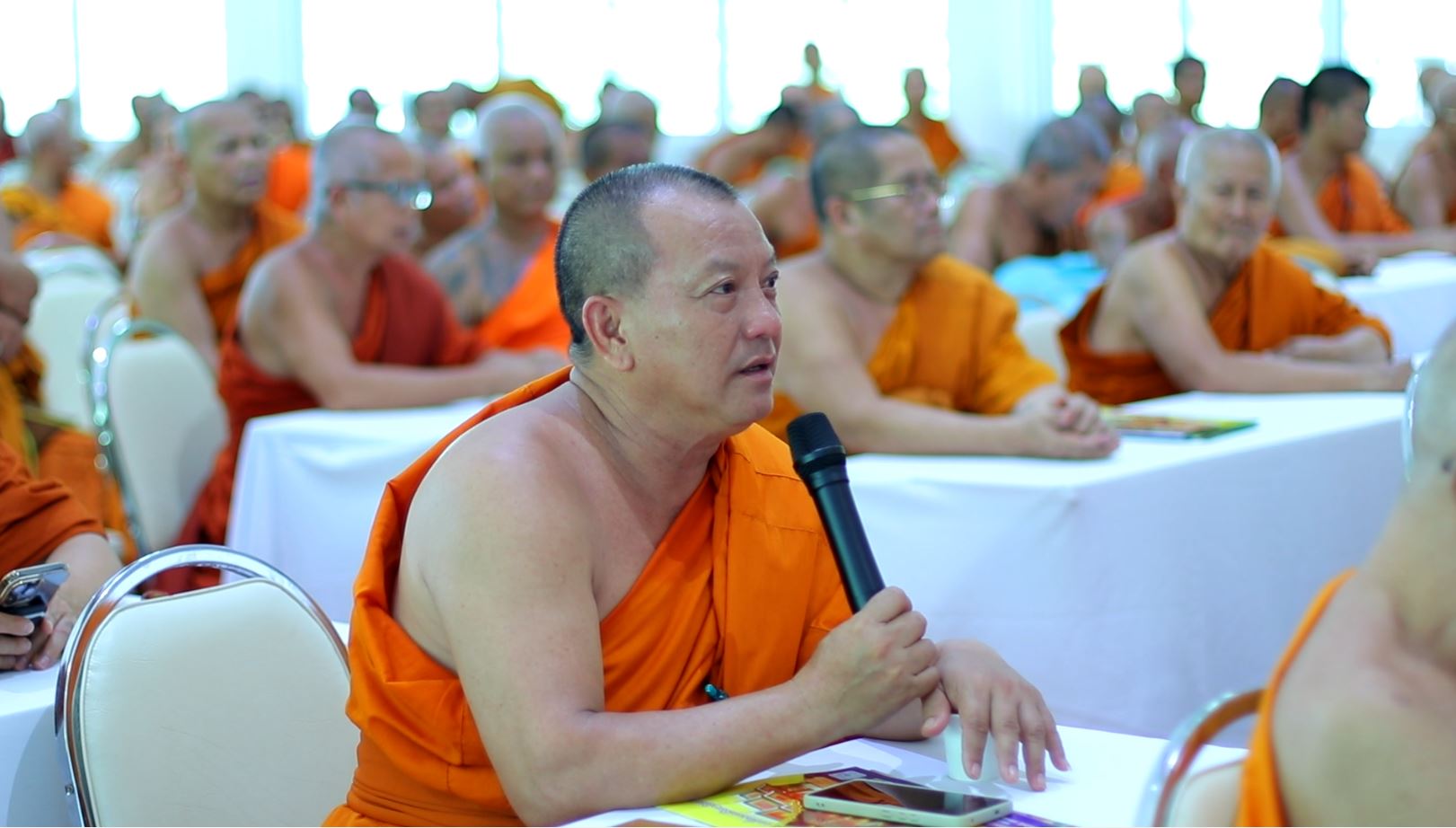 คณะสงฆ์ จังหวัดปราจีนบุรี จัดประชุมพระสังฆาธิการ ณ วัดหนองไผ่ล้อม