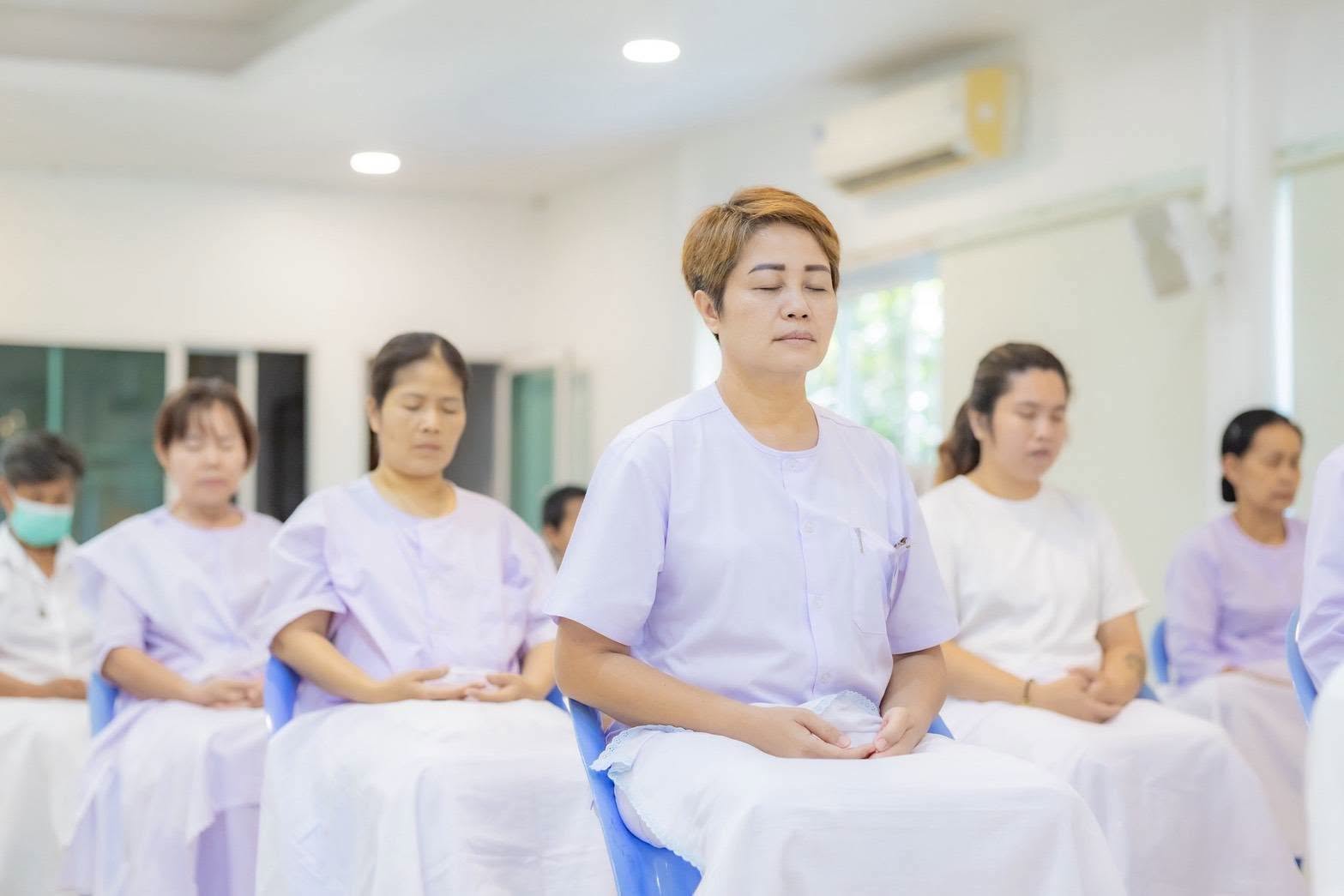 คอร์สปฏิบัติธรรม สมาธิเติมสุข รุ่นที่ 44 ณ ศูนย์อบรมเยาวชนลาดหลุมแก้ว
