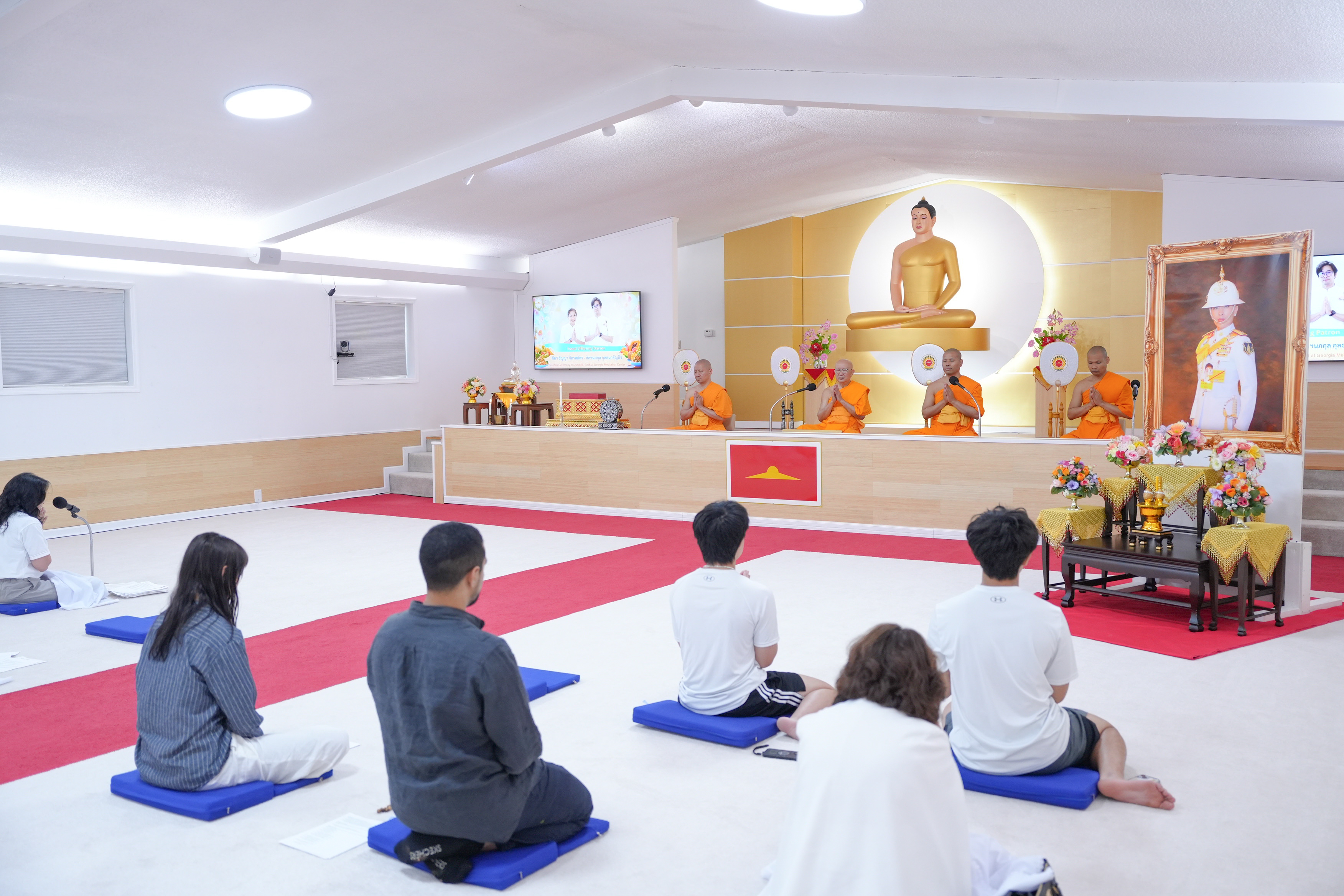 วัดพระธรรมกายจอร์เจีย จัดงานบุญวันอาทิตย์