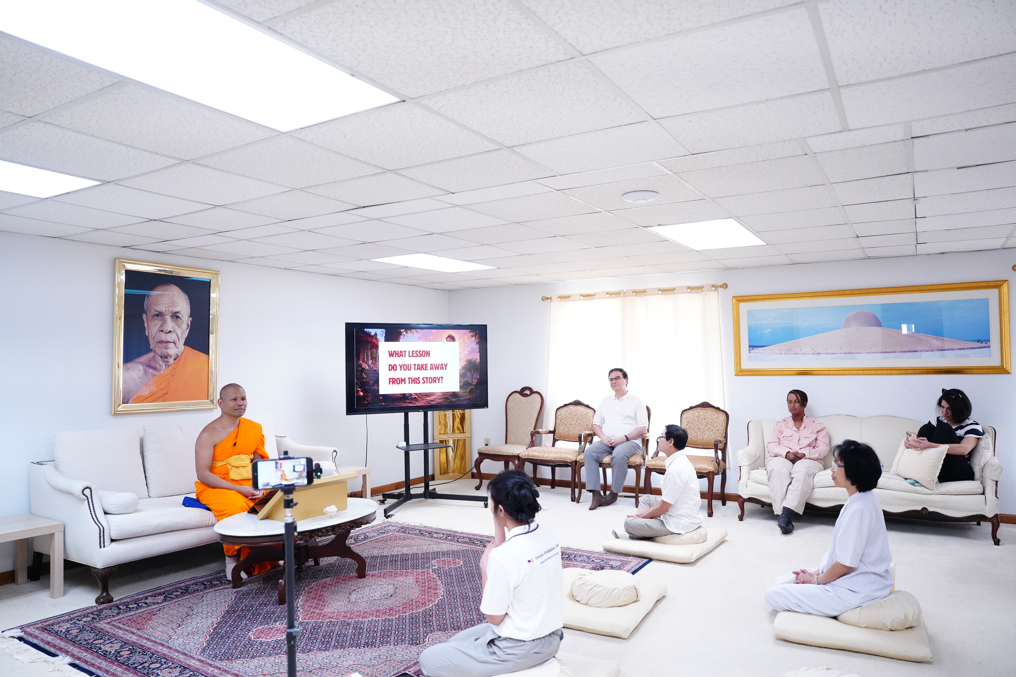 วัดพระธรรมกายจอร์เจีย จัดงานบุญวันอาทิตย์