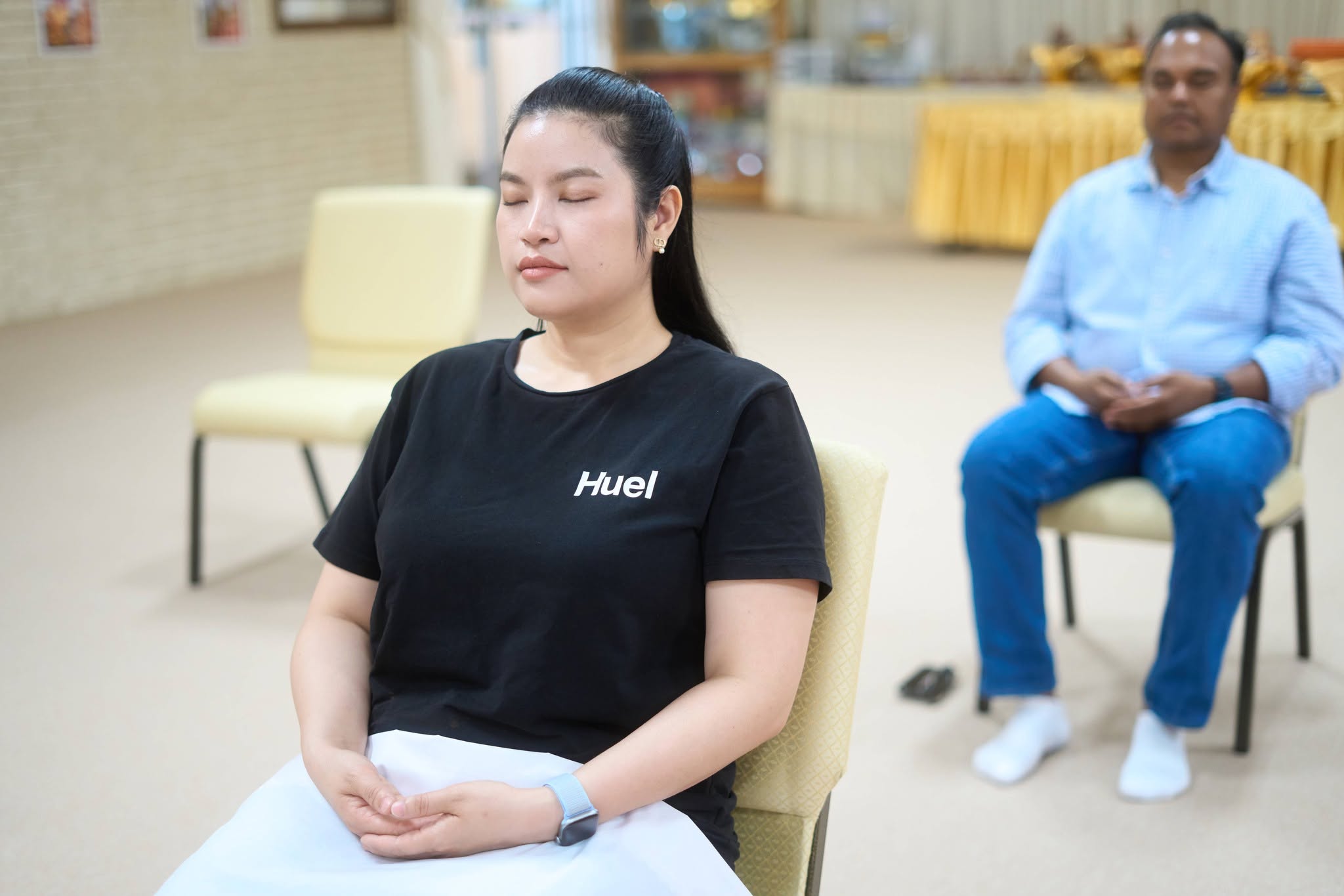 คลาสพระพุทธศาสนาและคลาสสมาธิ ณ วัดพระธรรมกายเท็กซัส