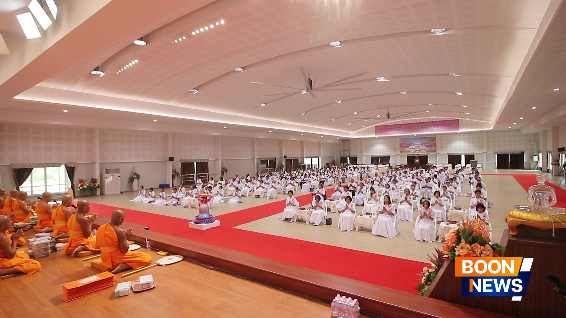 ศูนย์อบรมเยาวชนกาญจนบุรี จัดพิธีบุพเปตพลี เนื่องในวันพระใหญ่