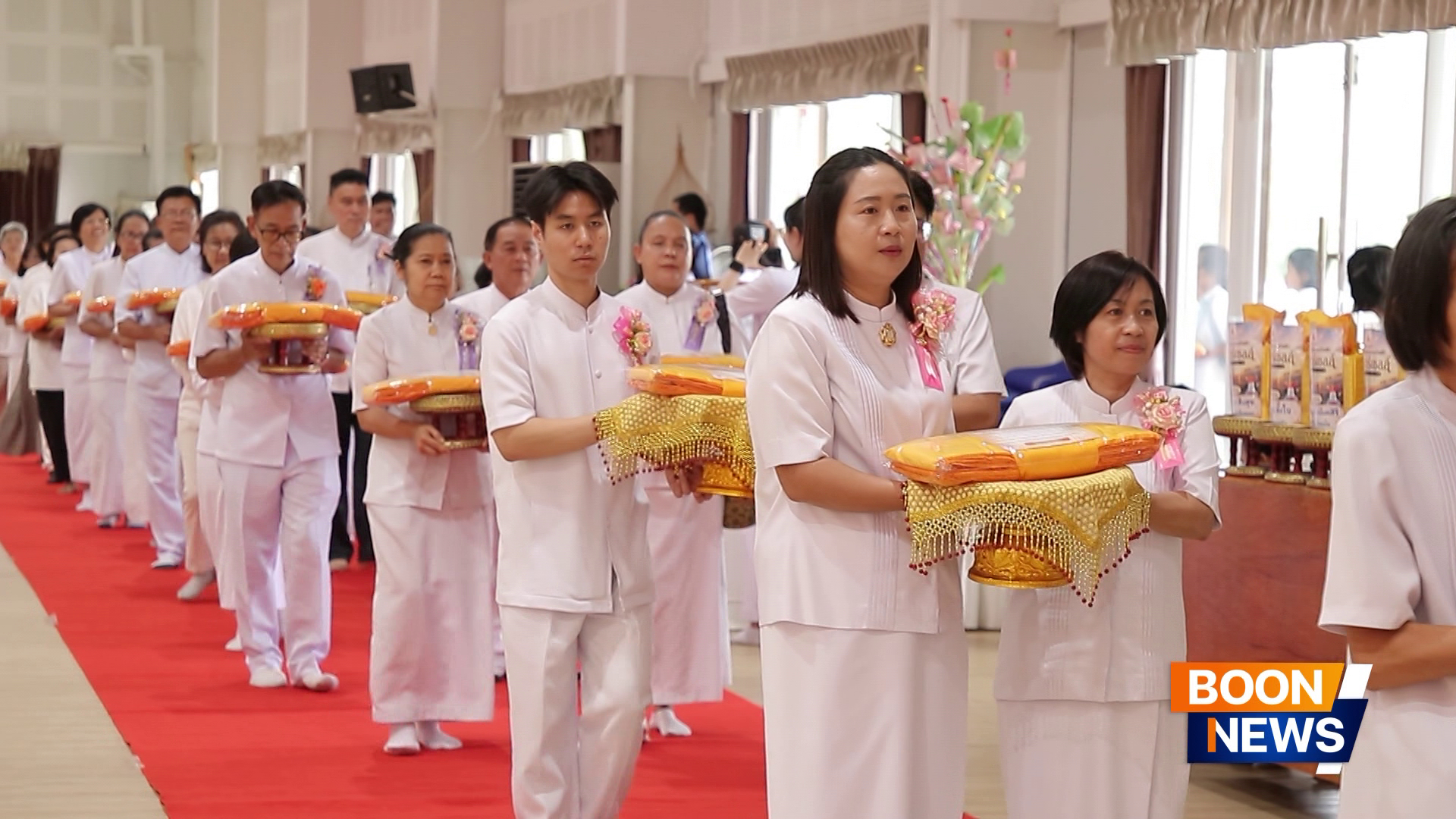 ศูนย์อบรมเยาวชนกาญจนบุรี จัดพิธีทอดผ้าป่าเพื่อสร้างระบบผลิตกระแสไฟฟ้าโซลาร์เซลล์