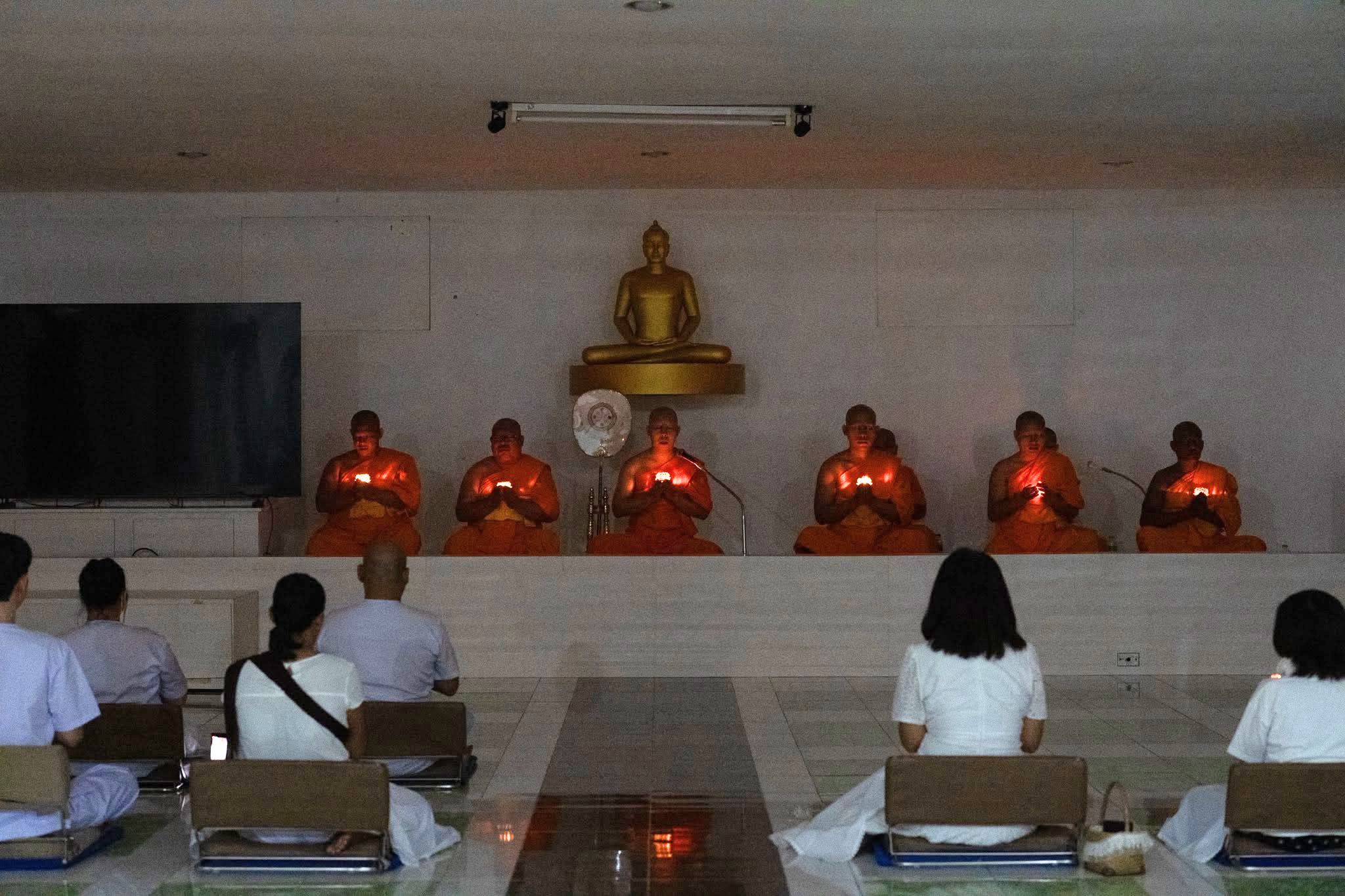 ศูนย์ปฏิบัติธรรมสุราษฎร์ธานี จัดกิจกรรมงานบุญเนื่องในวันพระ