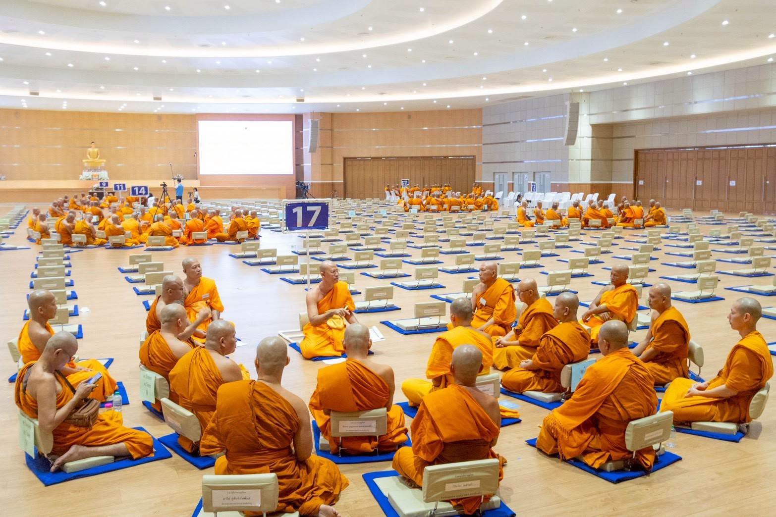 Meditation training for 1,195 senior monks across Thailand