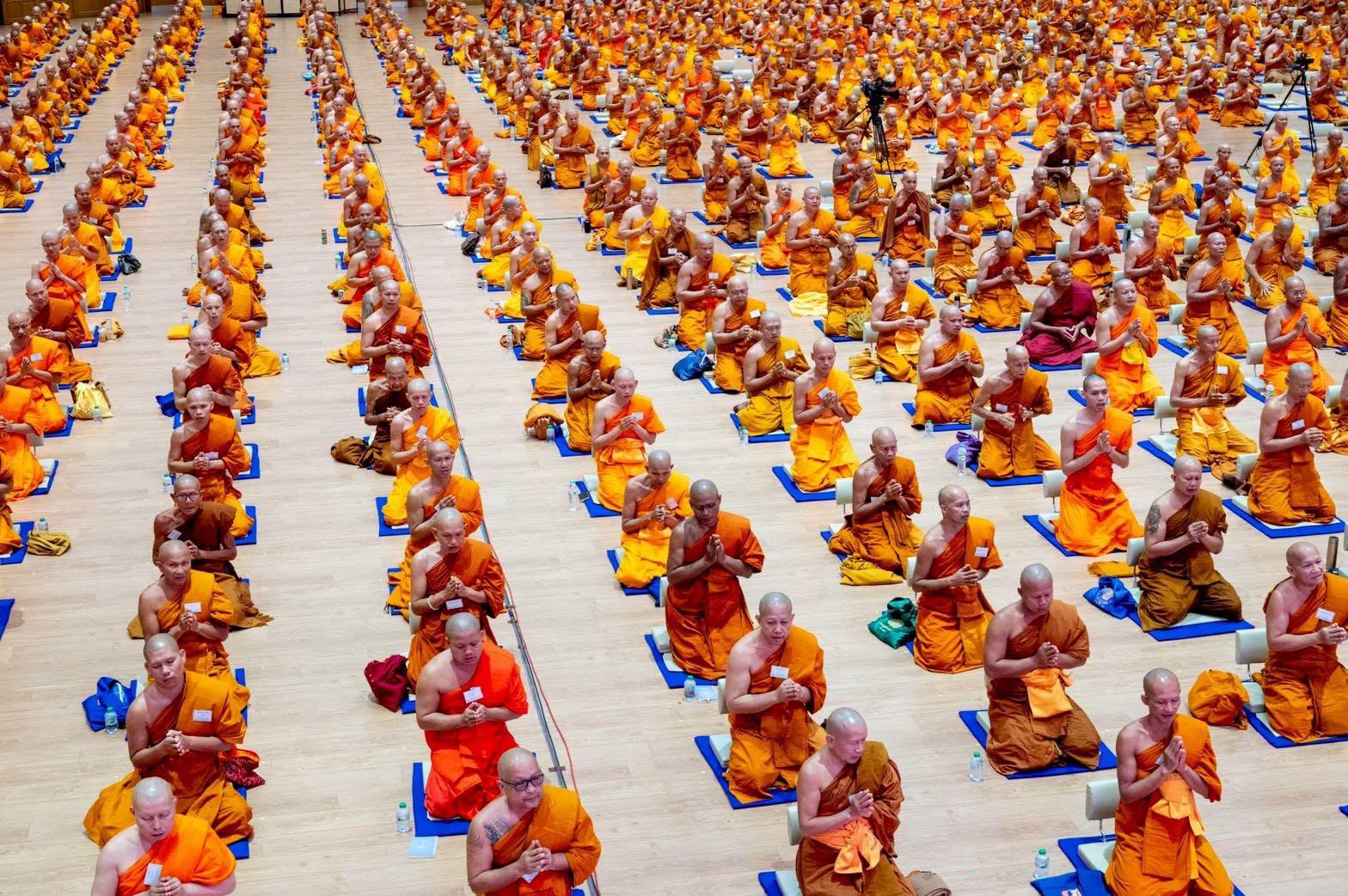 Meditation training for 1,195 senior monks across Thailand