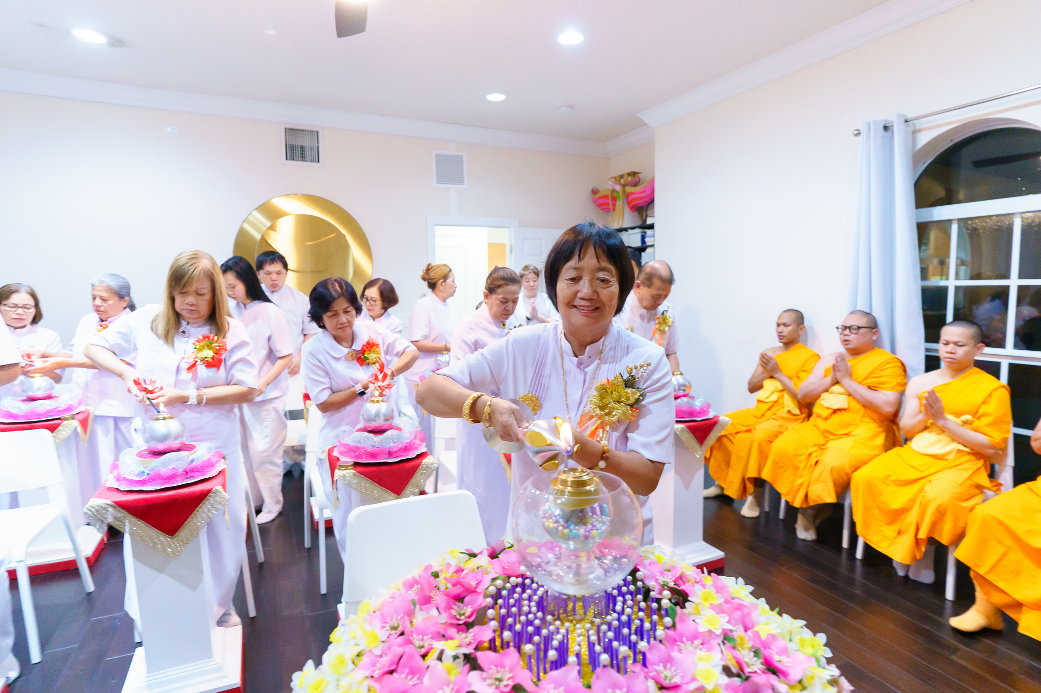 วัดพระธรรมกายปาล์มบีช จัดงานบุญบูชาข้าวพระ