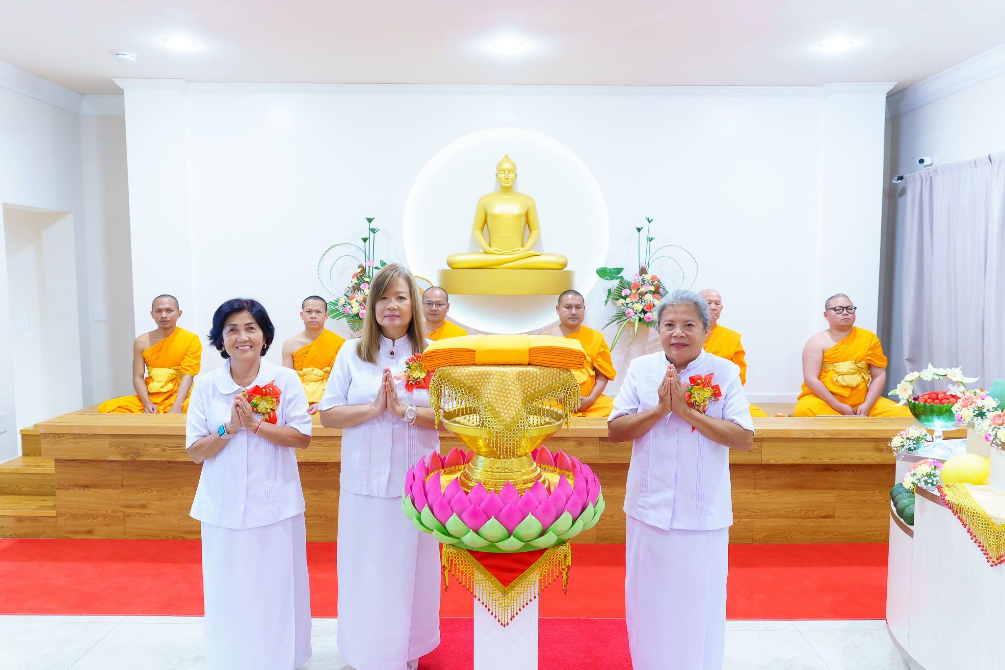 วัดพระธรรมกายปาล์มบีช จัดงานบุญบูชาข้าวพระ