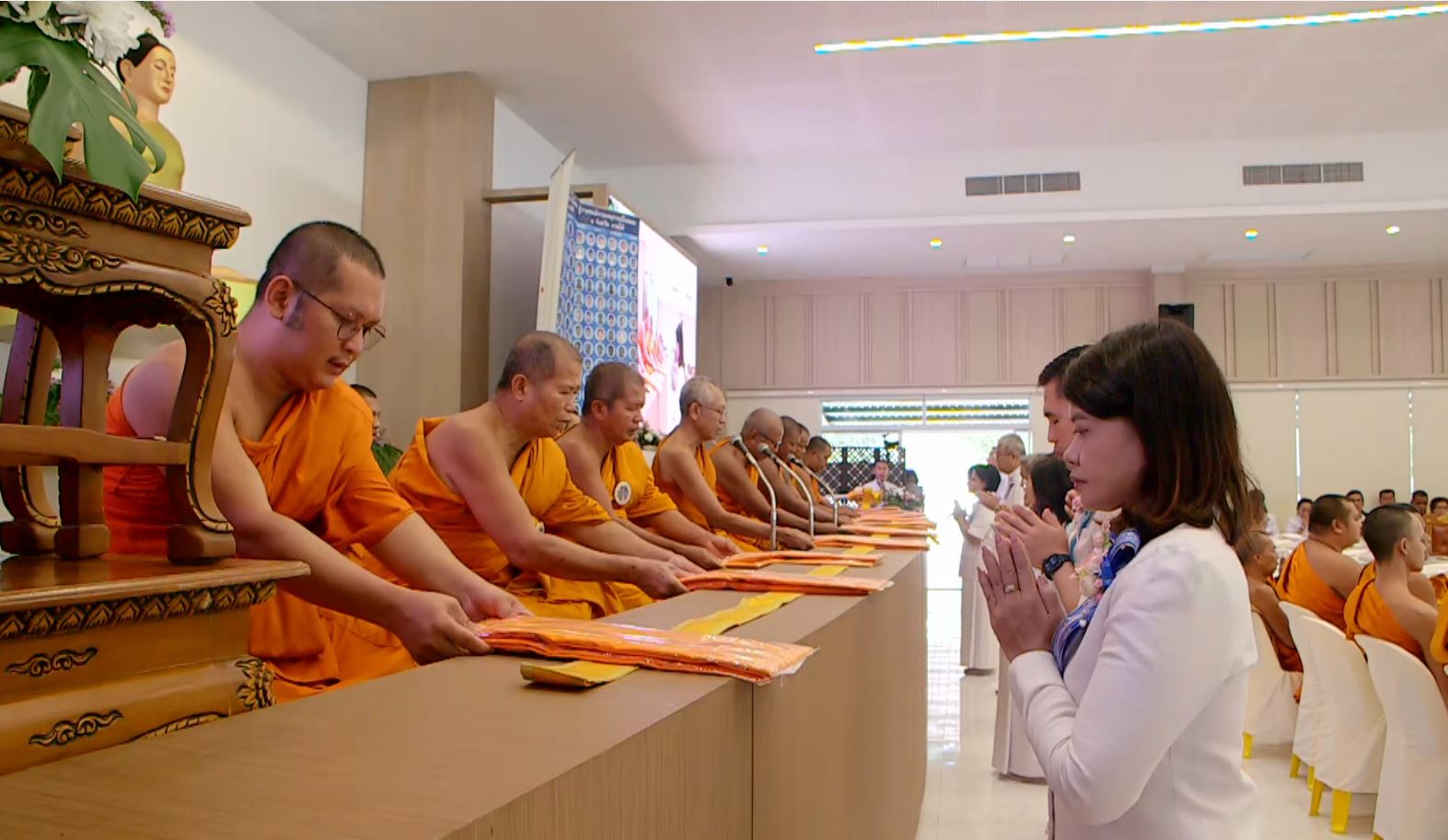 วัดพระธรรมกาย จัดถวายมหาสังฆทาน 323 วัด 4 จังหวัดชายแดนภาคใต้ ปีที่ 22 ครั้งที่ 186