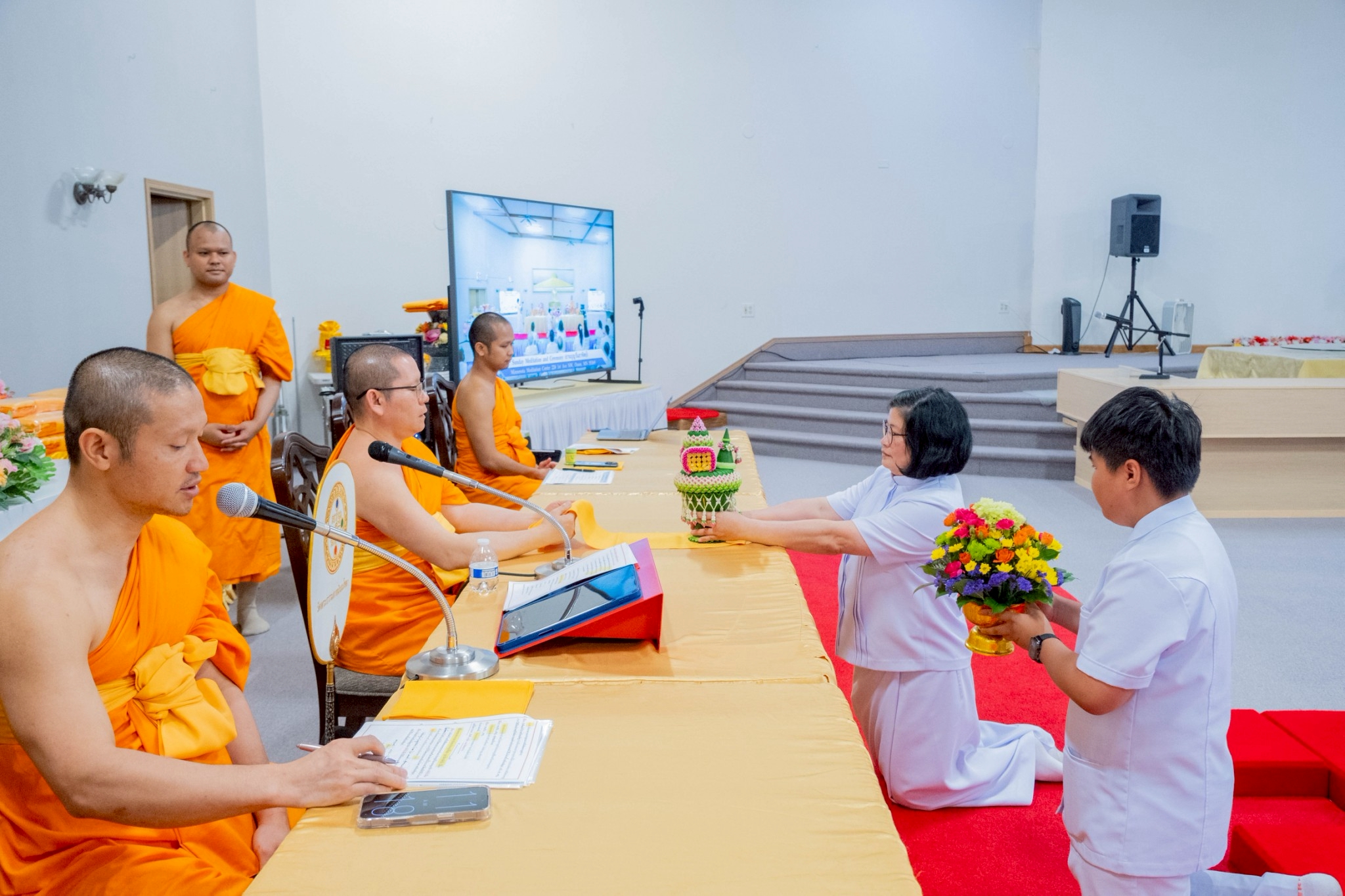 วัดพระธรรมกายมินเนโซตา จัดงานบุญวันอาทิตย์