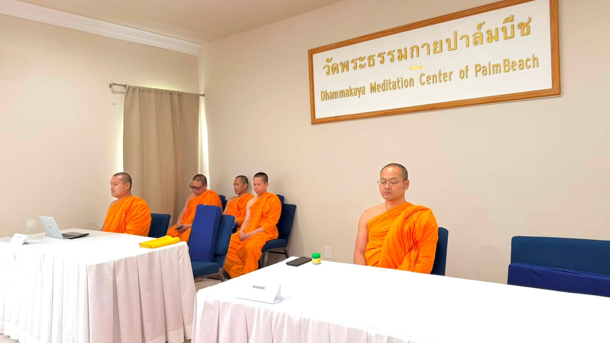 วัดพระธรรมกายปาล์มบีช จัดกิจกรรมMindful Relaxation
