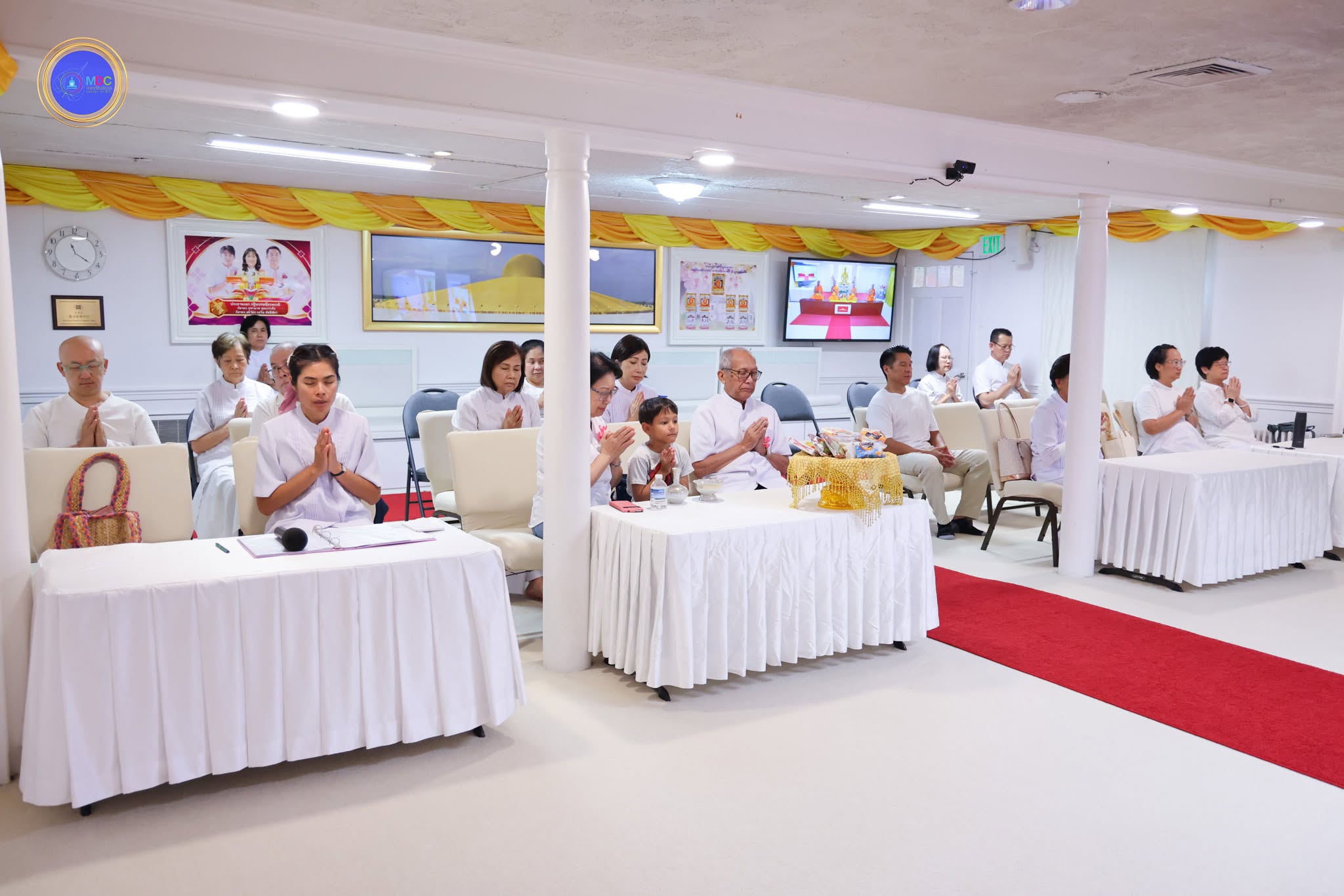 วัดพระธรรมกายดีซี จัดงานบุญวันอาทิตย์