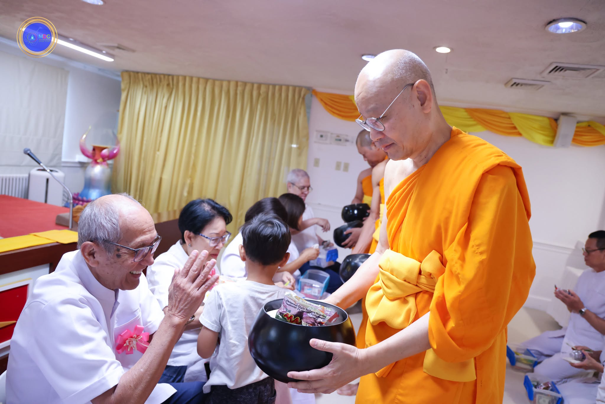 วัดพระธรรมกายดีซี จัดงานบุญวันอาทิตย์