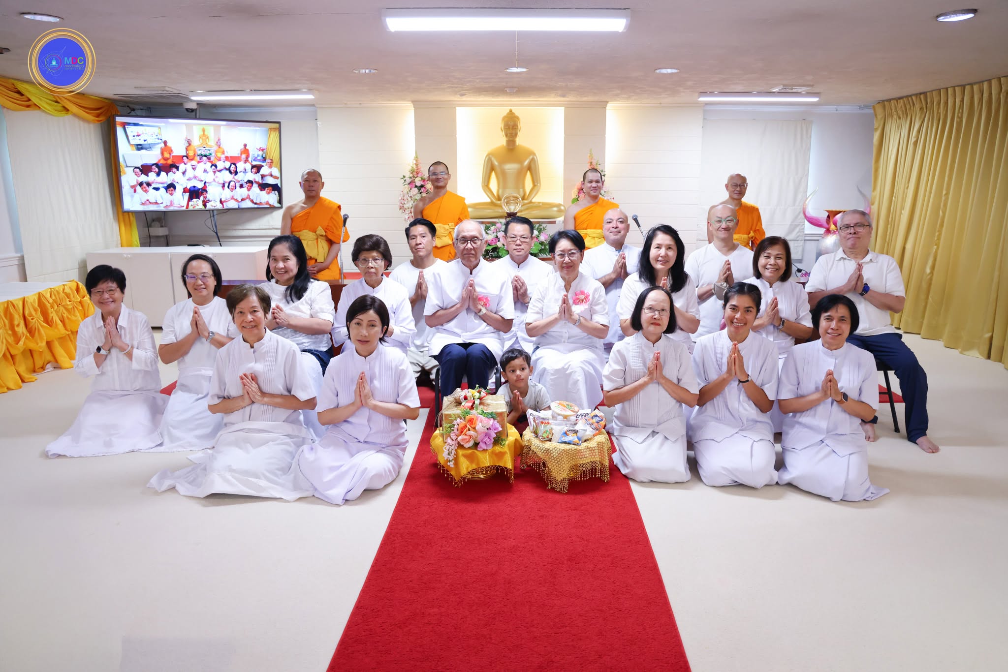 วัดพระธรรมกายดีซี จัดงานบุญวันอาทิตย์