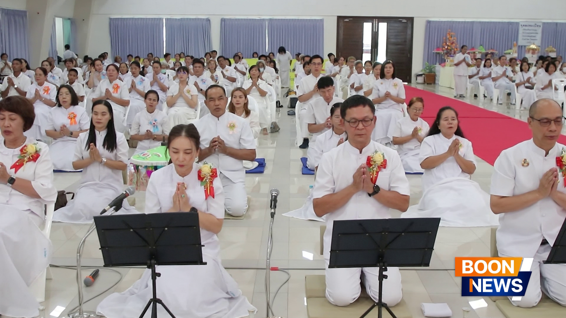 ศูนย์ปฏิบัติธรรมระยอง (บ้านช่องลม) จัดพิธีทอดผ้าป่าซื้อที่ดินเพื่องานพระพุทธศาสนา