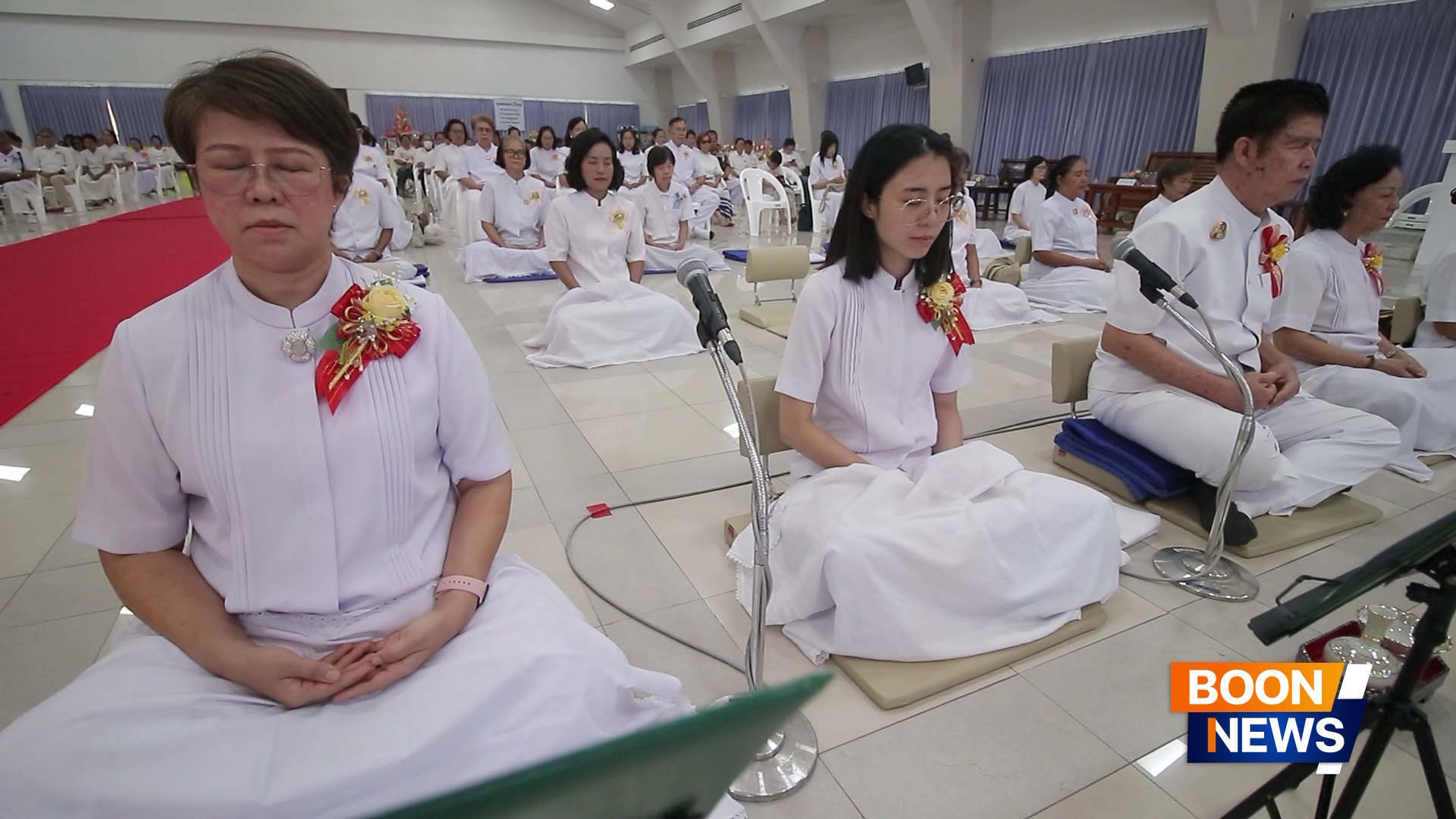 ศูนย์ปฏิบัติธรรมระยอง (บ้านช่องลม) จัดพิธีทอดผ้าป่าซื้อที่ดินเพื่องานพระพุทธศาสนา