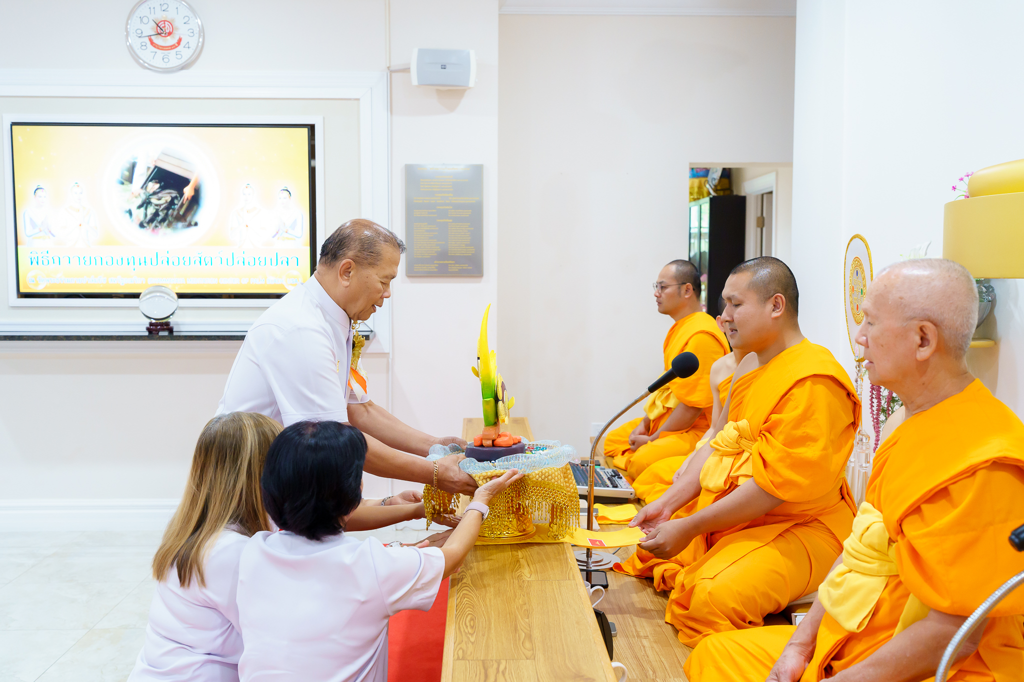 วัดพระธรรมกายปาล์มบีช จัดกิจกรรมงานบุญวันอาทิตย์