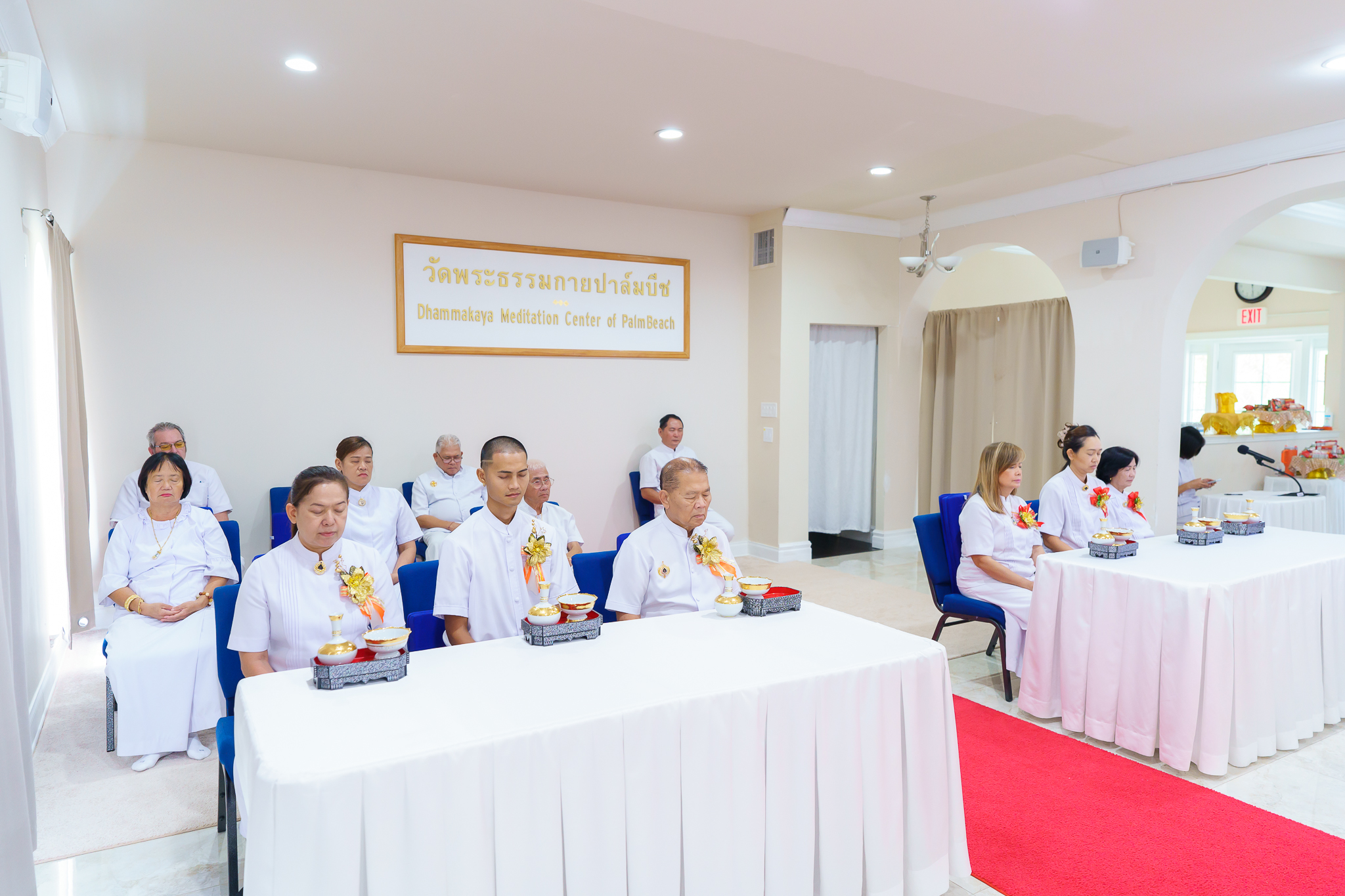 วัดพระธรรมกายปาล์มบีช จัดกิจกรรมงานบุญวันอาทิตย์