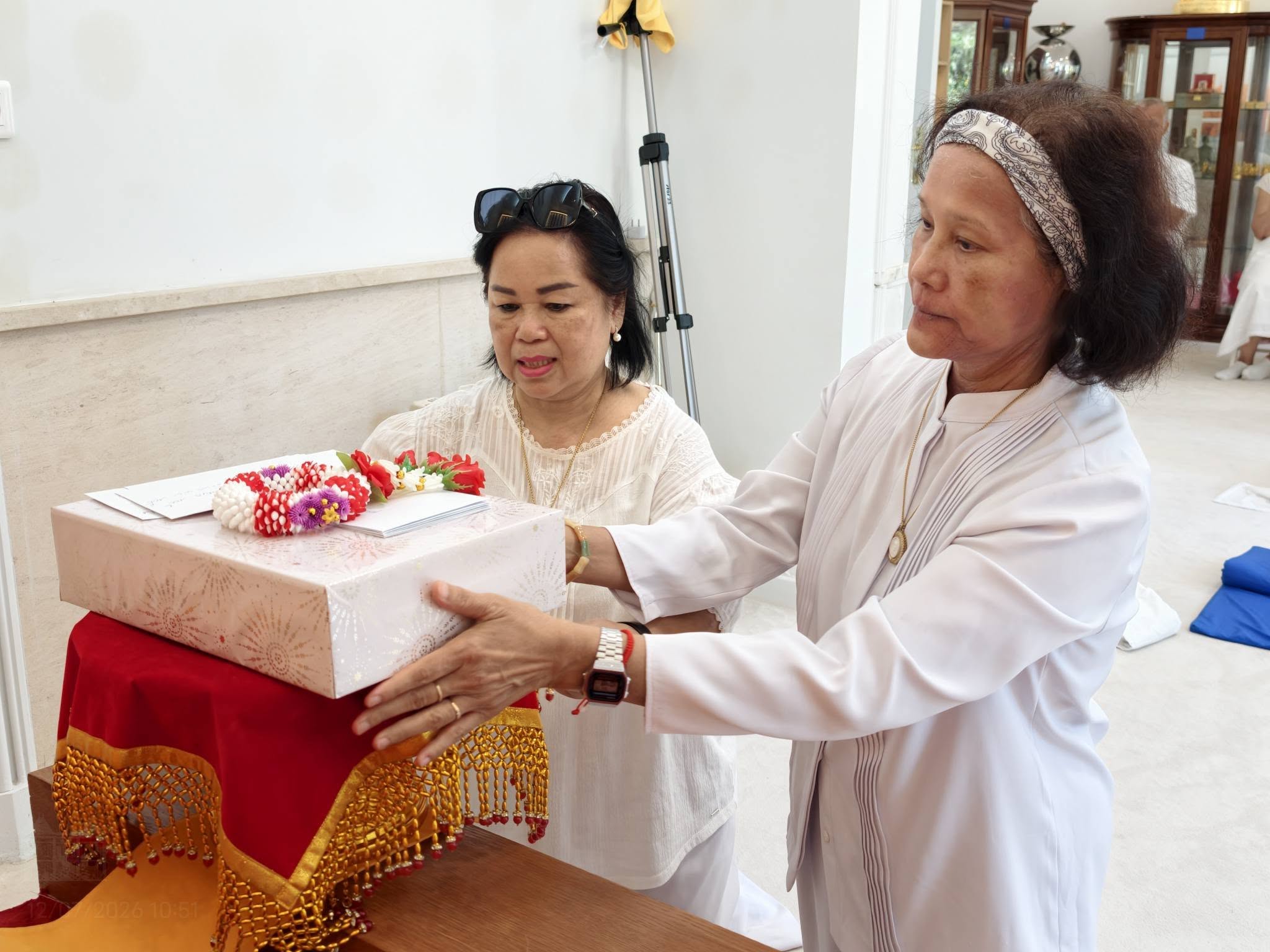 วัดพระธรรมกายบอร์คโด จัดงานบุญวันอาทิตย์