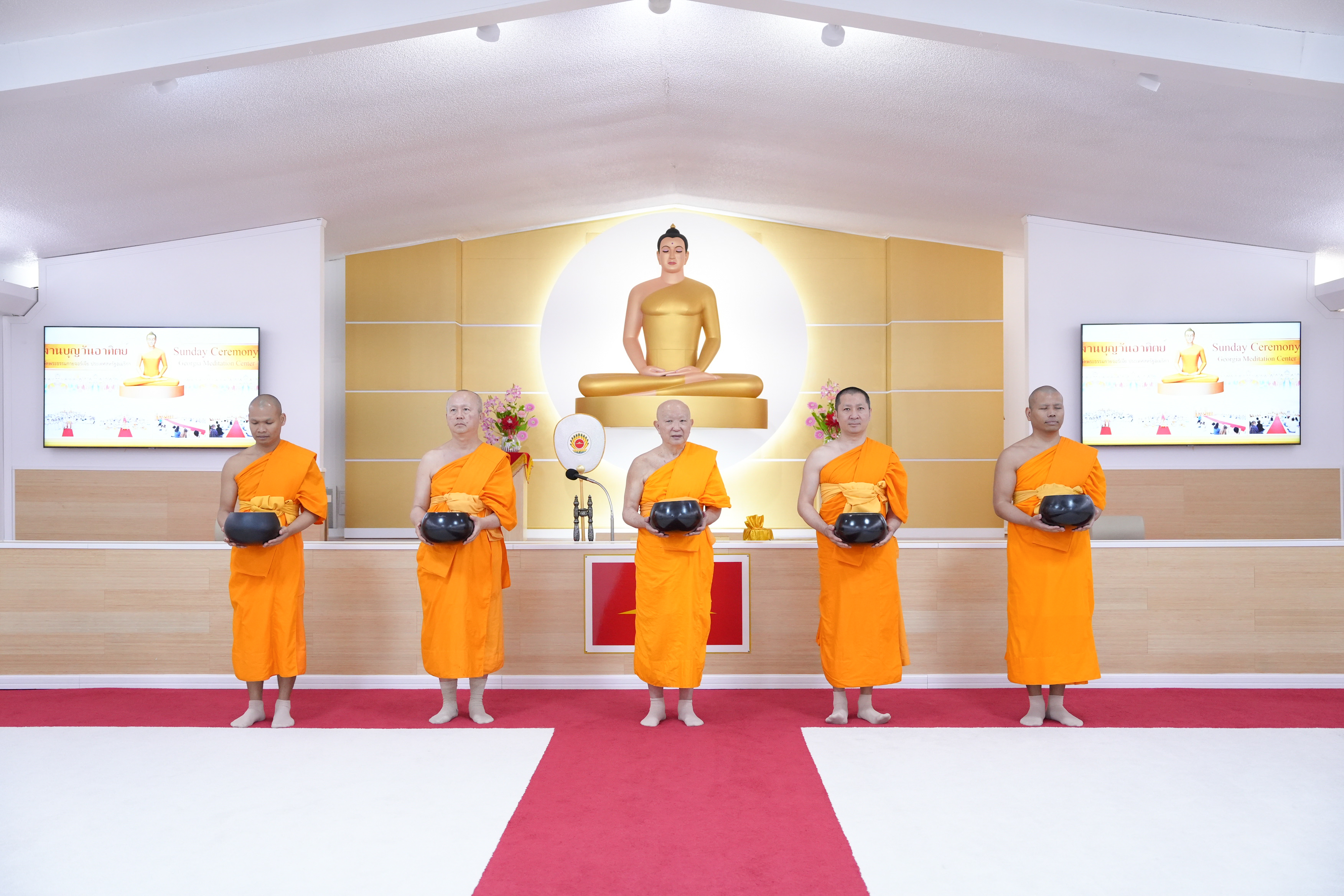 วัดพระธรรมกายจอร์เจีย จัดงานบุญวันอาทิตย์