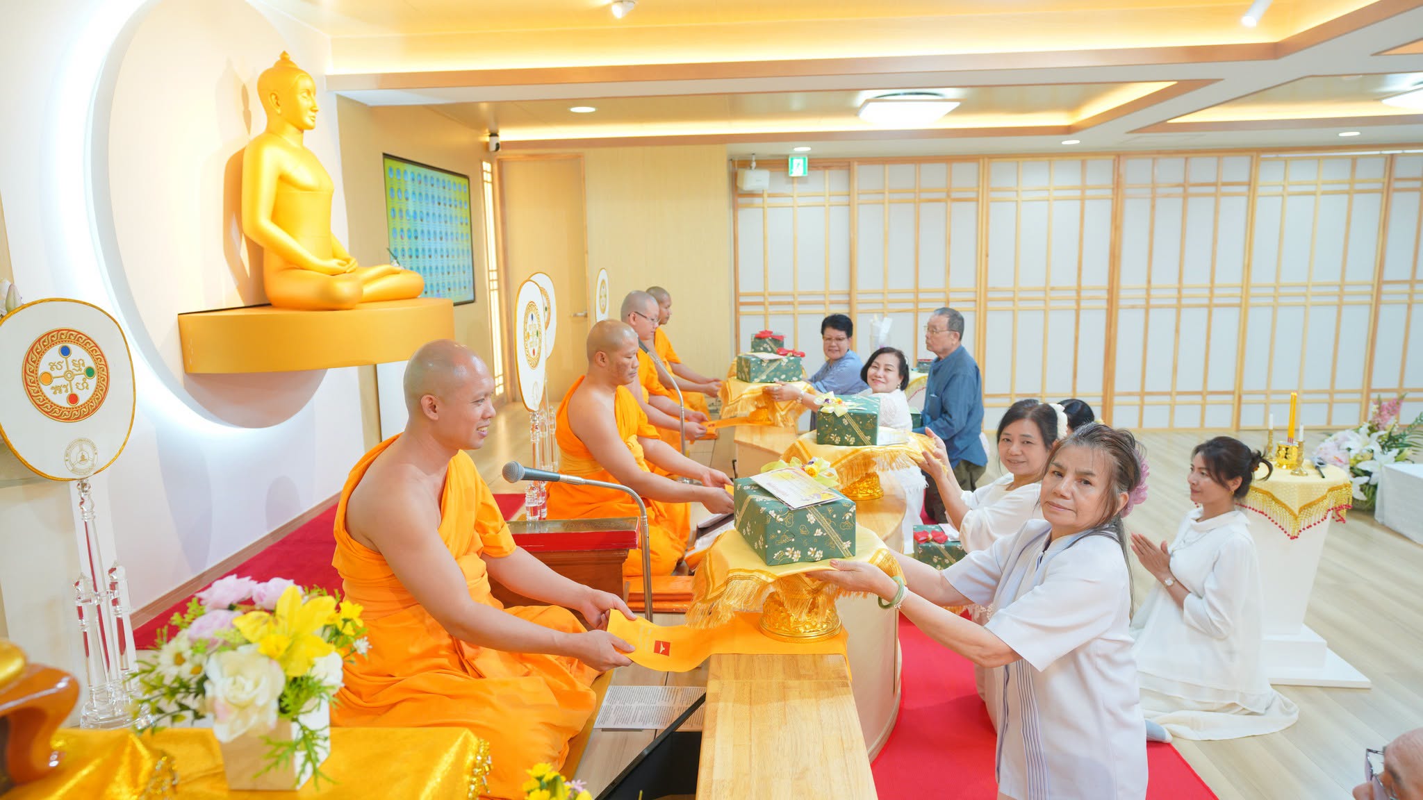 วัดพระธรรมกายโอซาก้า จัดพิธีบุพเปตพลี