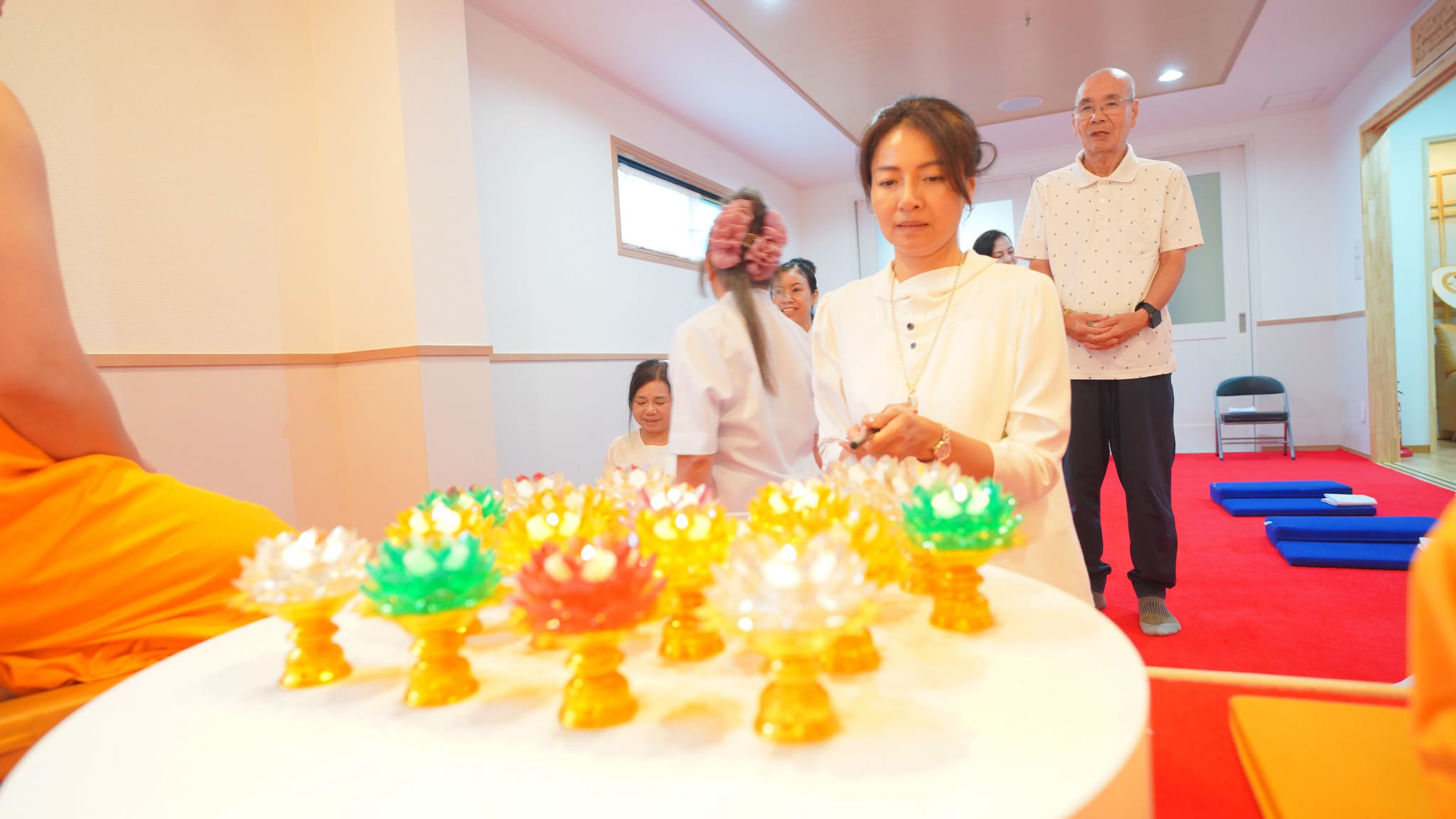 วัดพระธรรมกายโอซาก้า จัดพิธีบุพเปตพลี