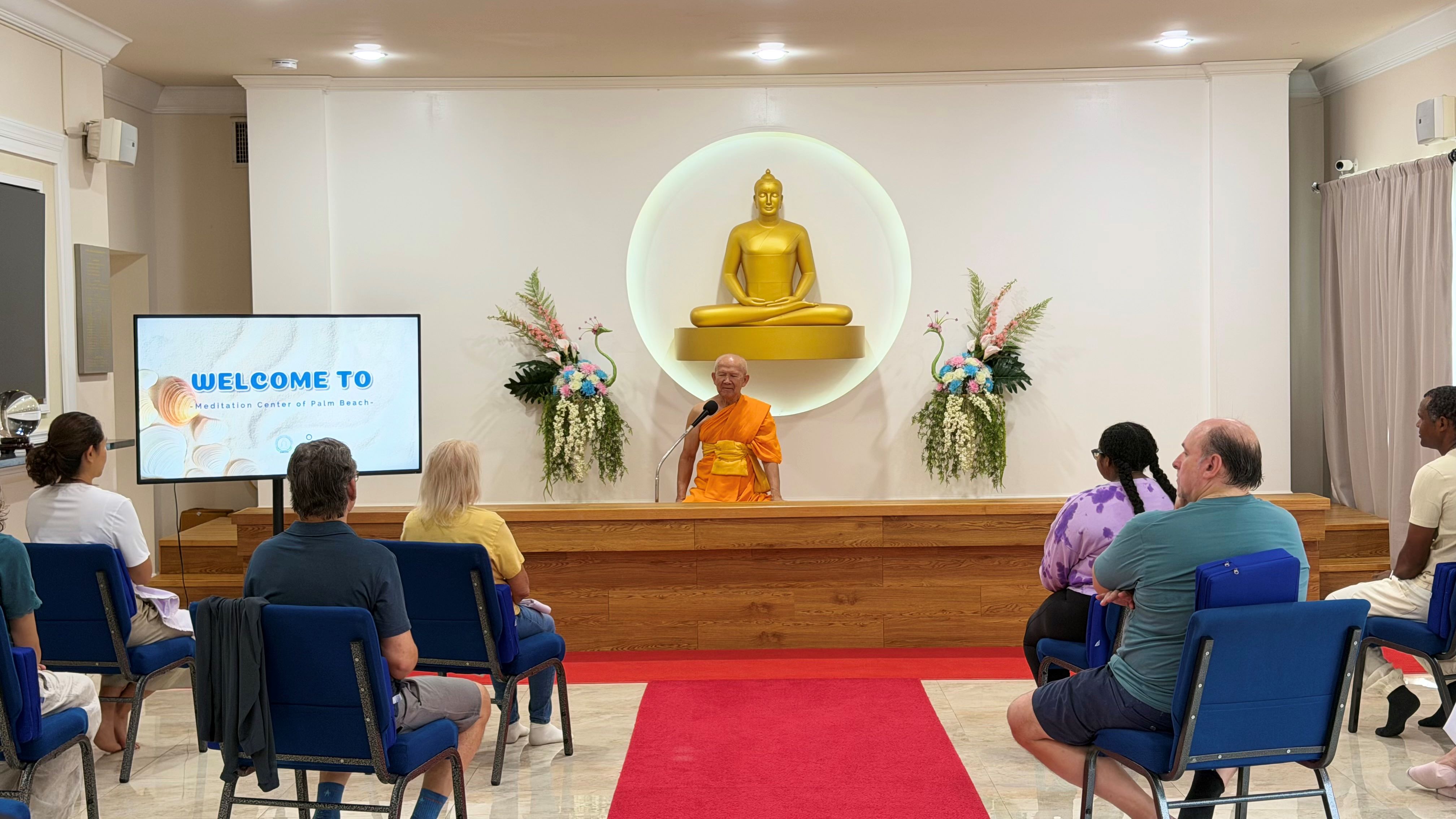 วัดพระธรรมกายปาล์มบีช จัดกิจกรรม Mindful Relaxation