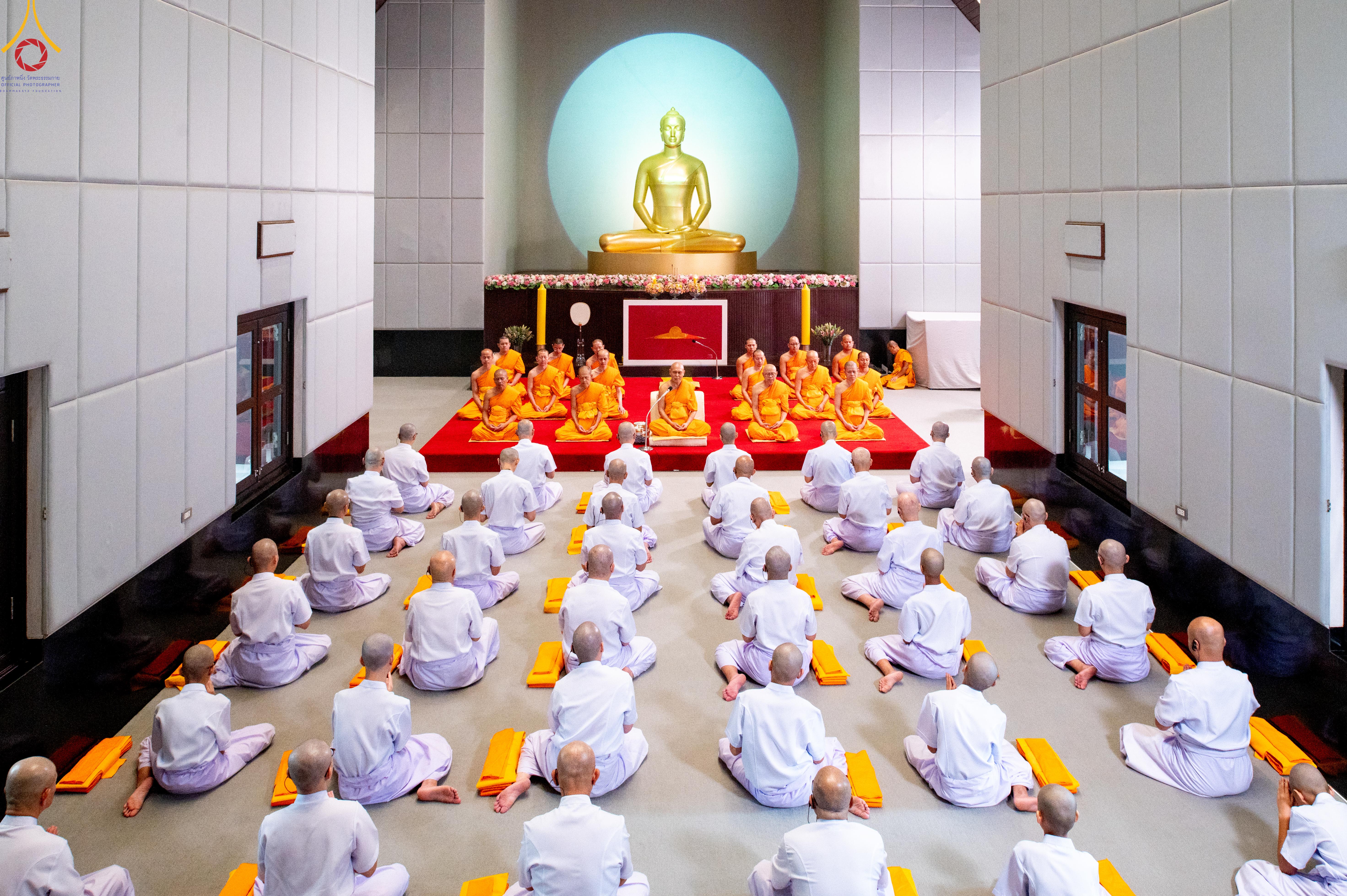 Wat Phra Dhammakaya organizes an ordination ceremony for 29 foreign ordinands from 4 countries