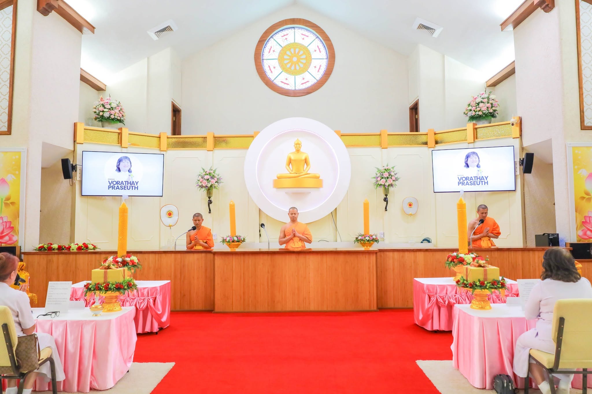 วัดพระธรรมกายแคนซัส จัดงานบุญวันอาทิตย์และถวายเทียนพรรษา
