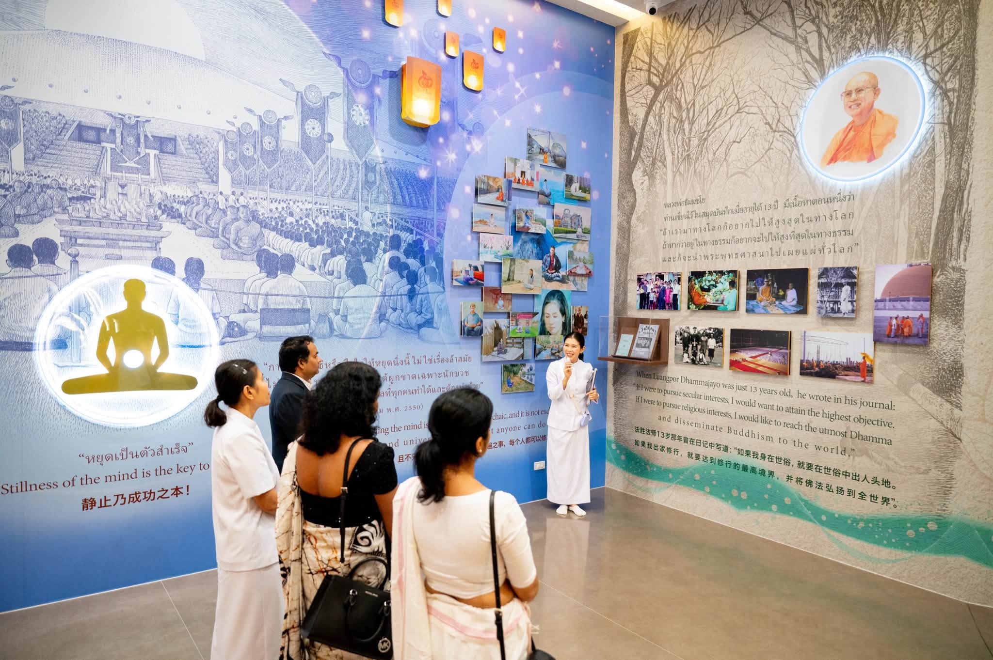 เอกอัครราชทูตศรีลังกาประจำประเทศไทย เข้าเยี่ยมชมวัดพระธรรมกาย