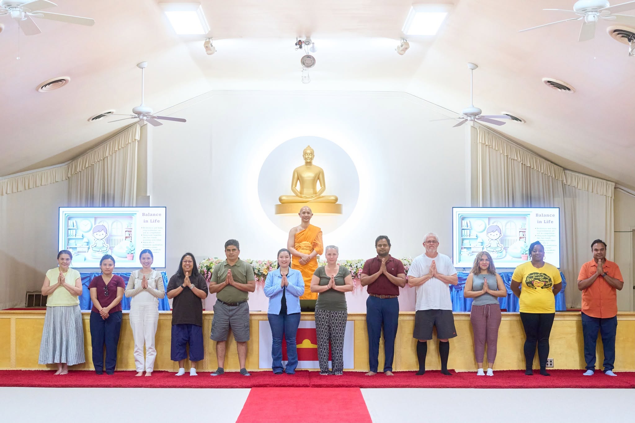 คลาสสมาธิ ณ วัดพระธรรมกายเท็กซัส