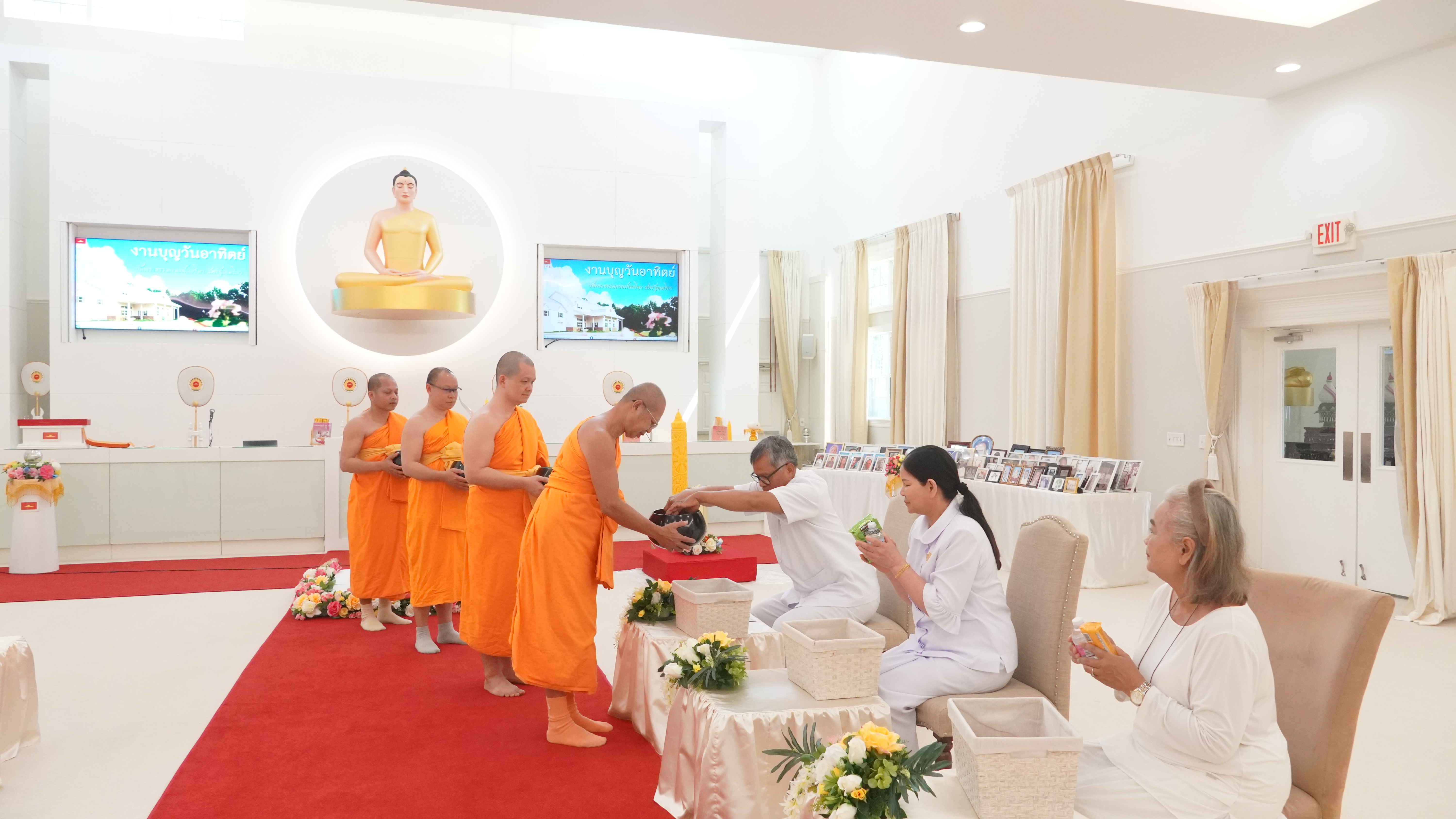 วัดพระธรรมกายฟลอริดา จัดงานบุญวันอาทิตย์