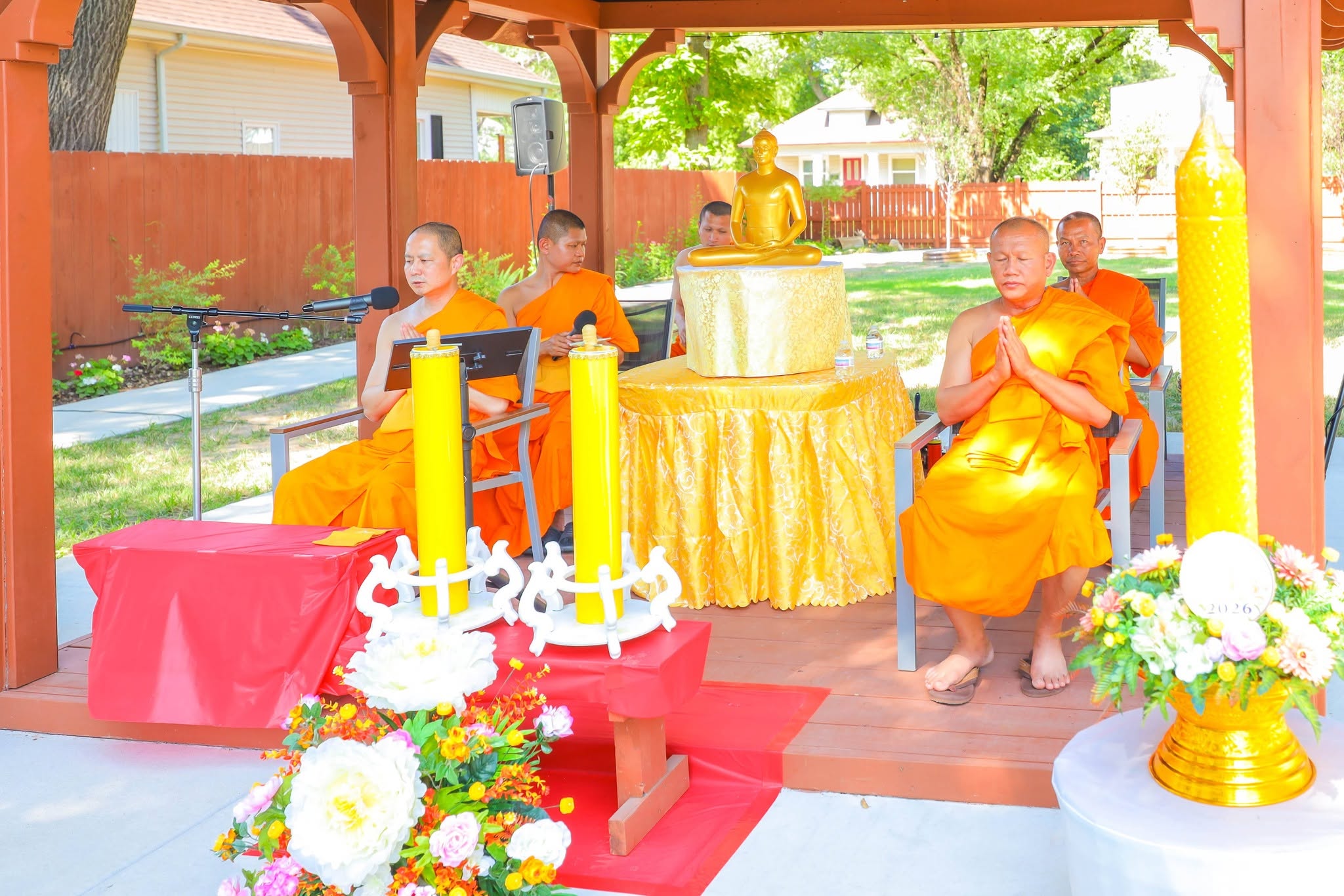 วัดพระธรรมกายแคนซัส จัดงานบุญวันอาทิตย์
