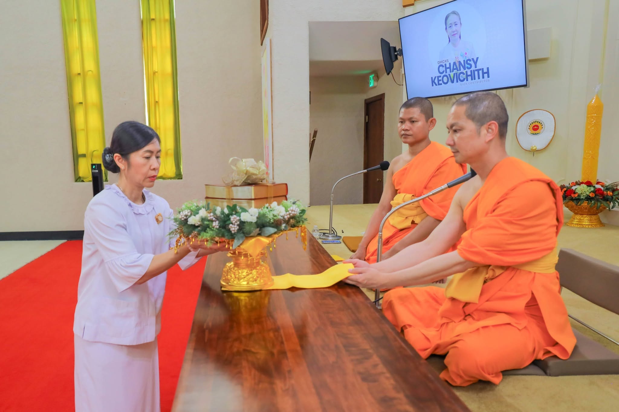 วัดพระธรรมกายแคนซัส จัดงานบุญวันอาทิตย์