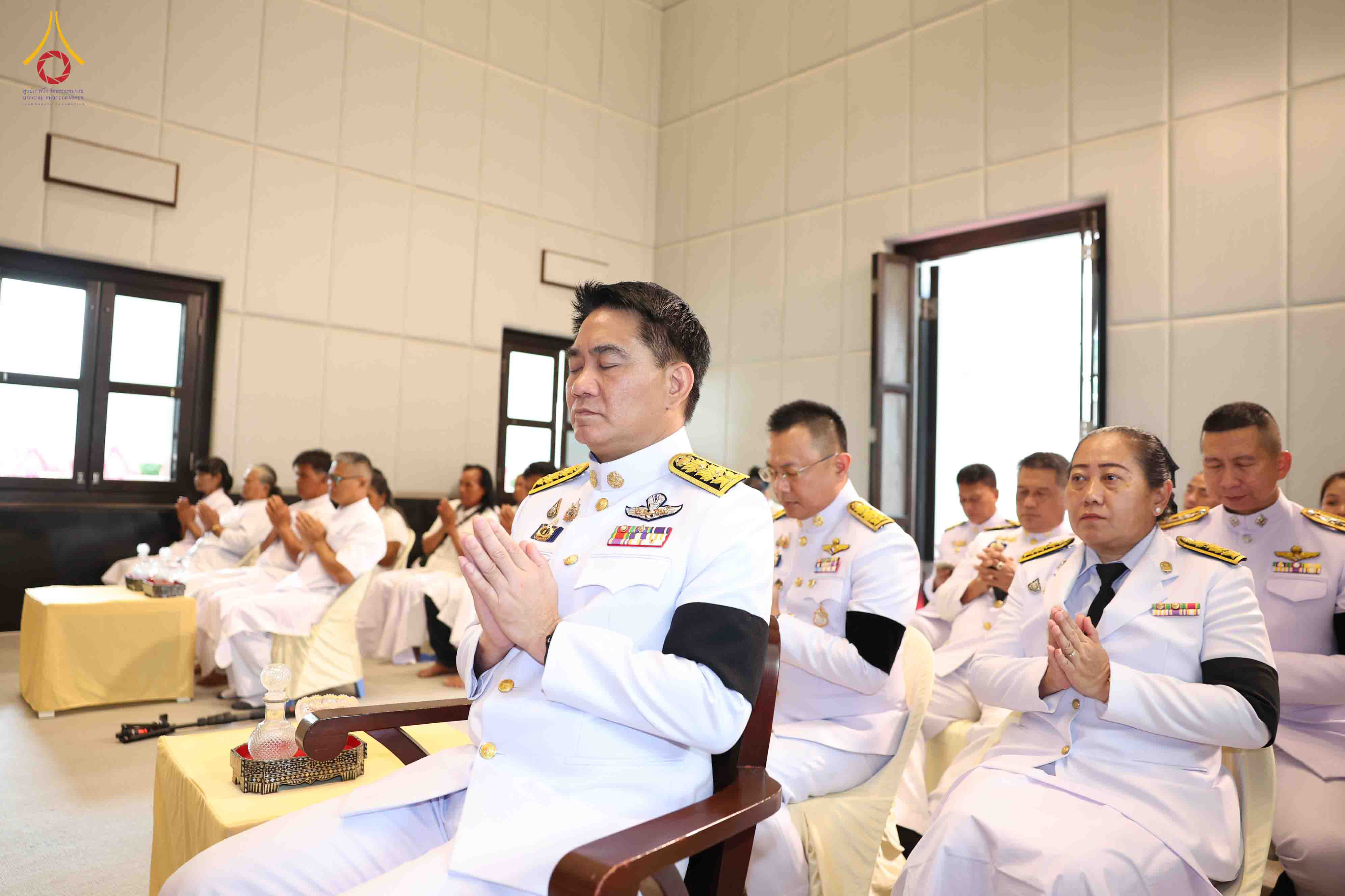 วัดพระธรรมกาย จัดพิธีอุปสมบทนาคในพระบรมราชานุเคราะห์
