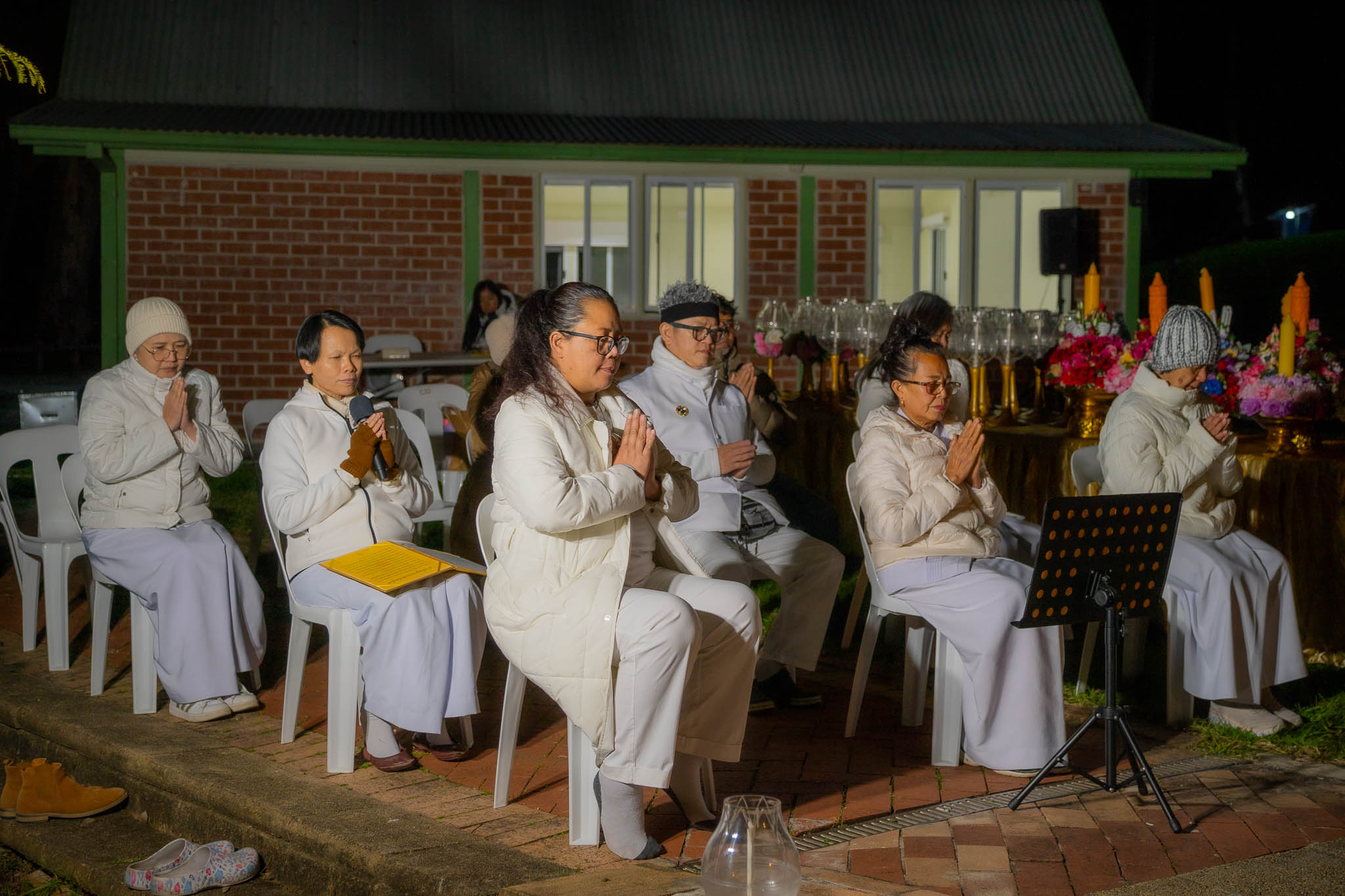 วัดพระธรรมกายนครซิดนีย์ จัดพิธีถวายเทียนพรรษาและจุดประทีป เนื่องในวันอาสาฬหบูชา