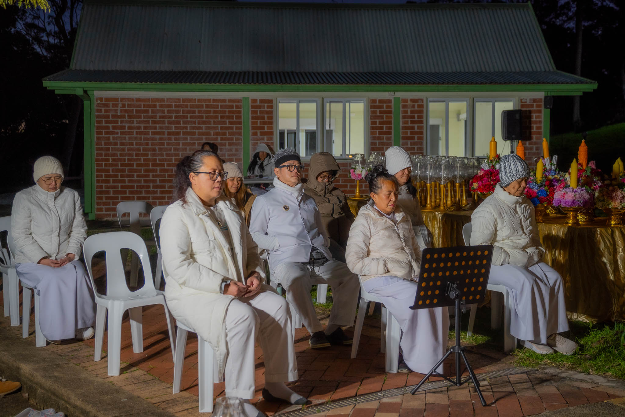วัดพระธรรมกายนครซิดนีย์ จัดพิธีถวายเทียนพรรษาและจุดประทีป เนื่องในวันอาสาฬหบูชา