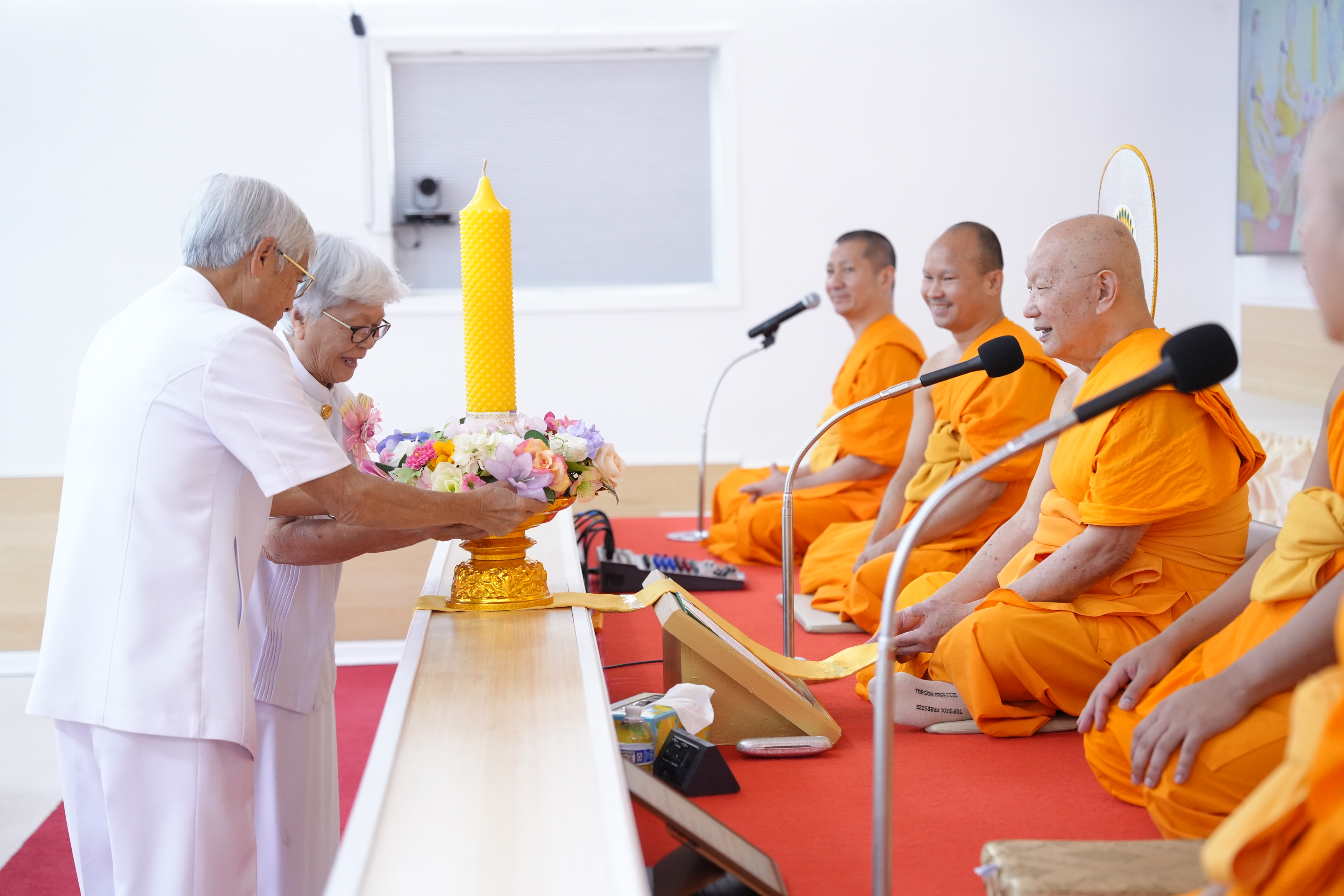 วัดพระธรรมกายจอร์เจีย จัดงานบุญเนื่องในวันเข้าพรรษา
